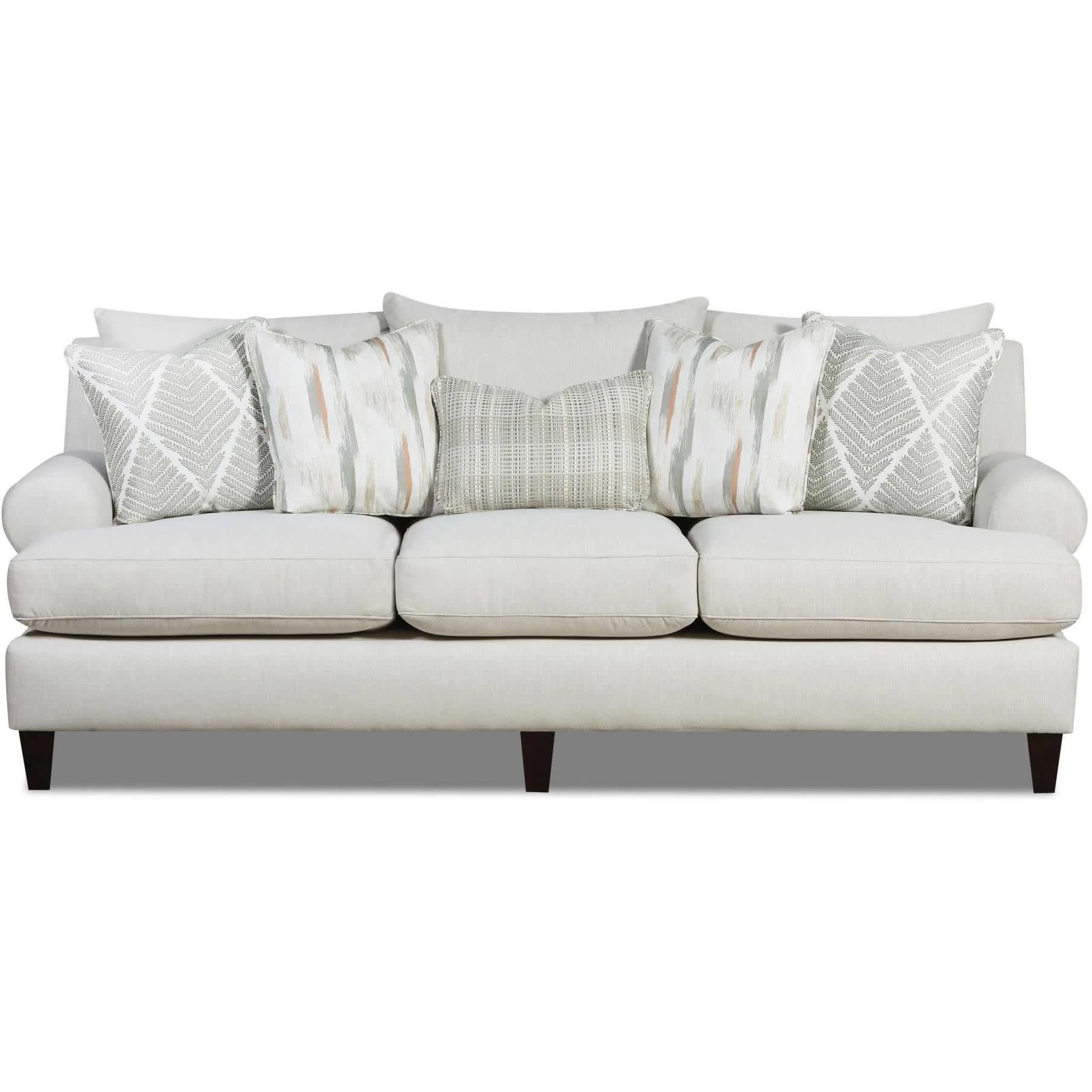 Fusion Furniture Stationary Fabric Sofa 7005-00KP CHARLOTTE CREMINI - Image 1