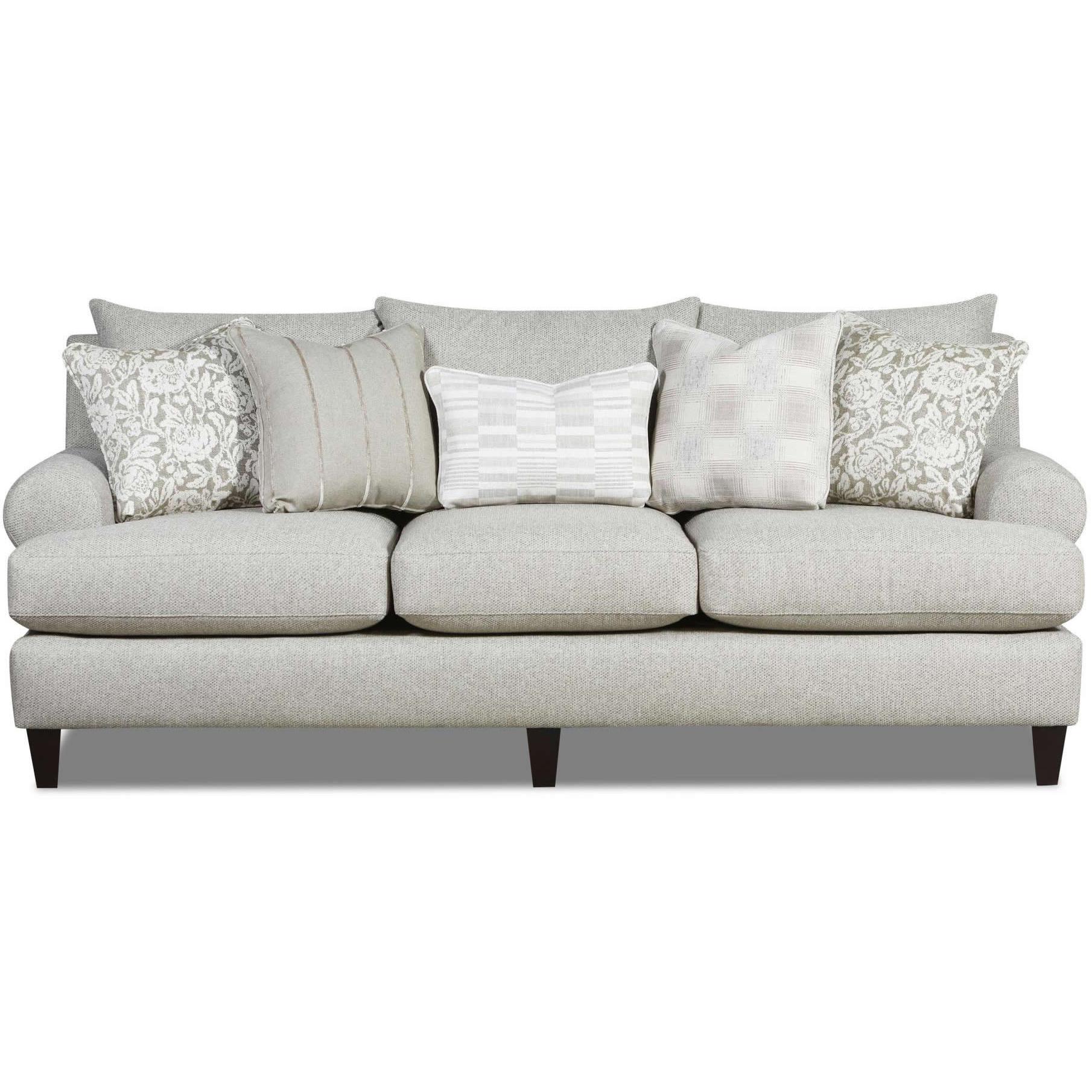 Fusion Furniture Stationary Fabric Sofa 7005-00KP MISSIONARY RAFFIA - Image 1
