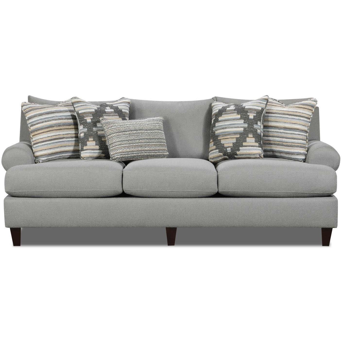 Fusion Furniture Stationary Fabric Sofa 7005-00KP LONESTAR STORM - Image 1