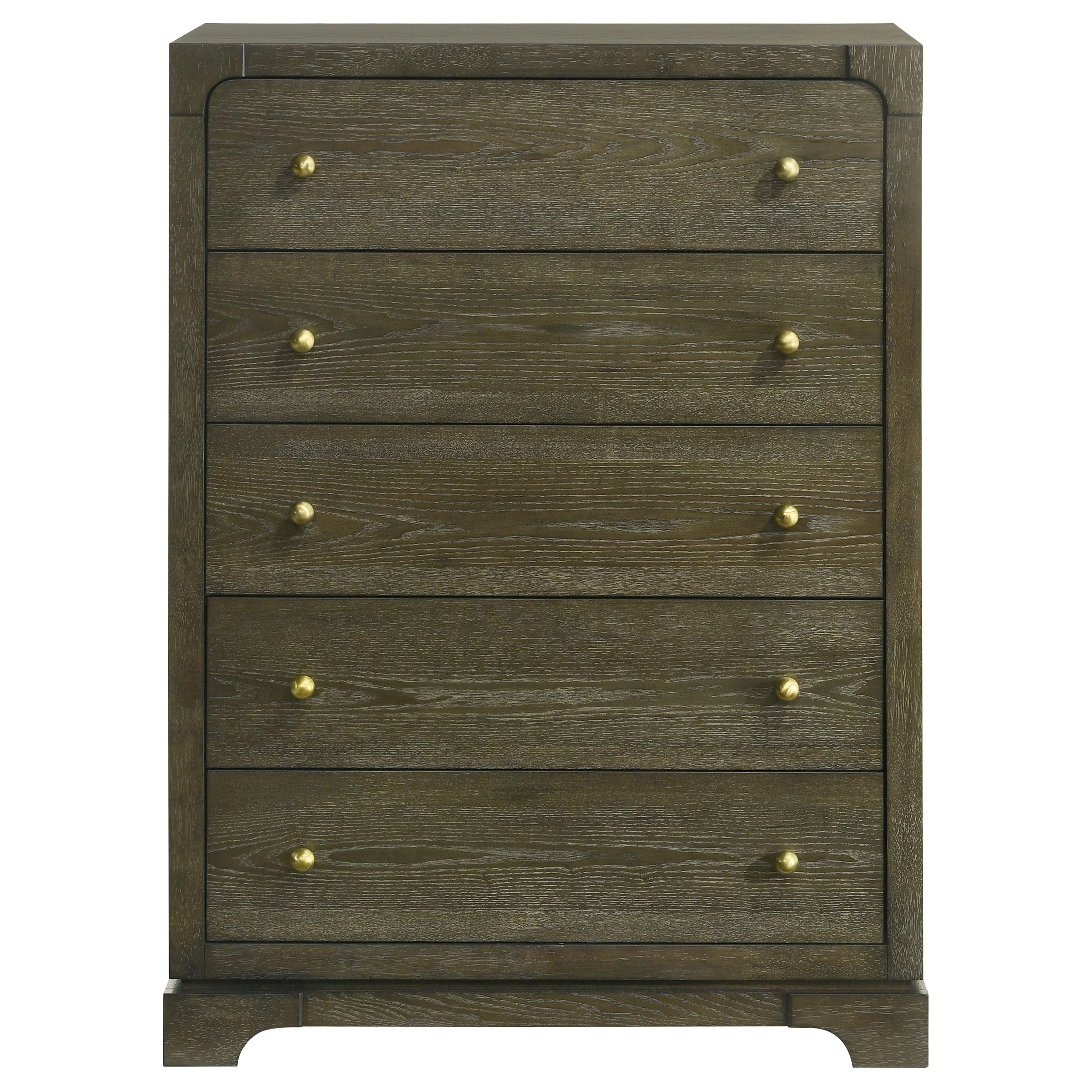 Coaster Furniture Gran Park 224935 5-Drawer Bedroom Chest of Drawers - Dark Cocoa - Image 3