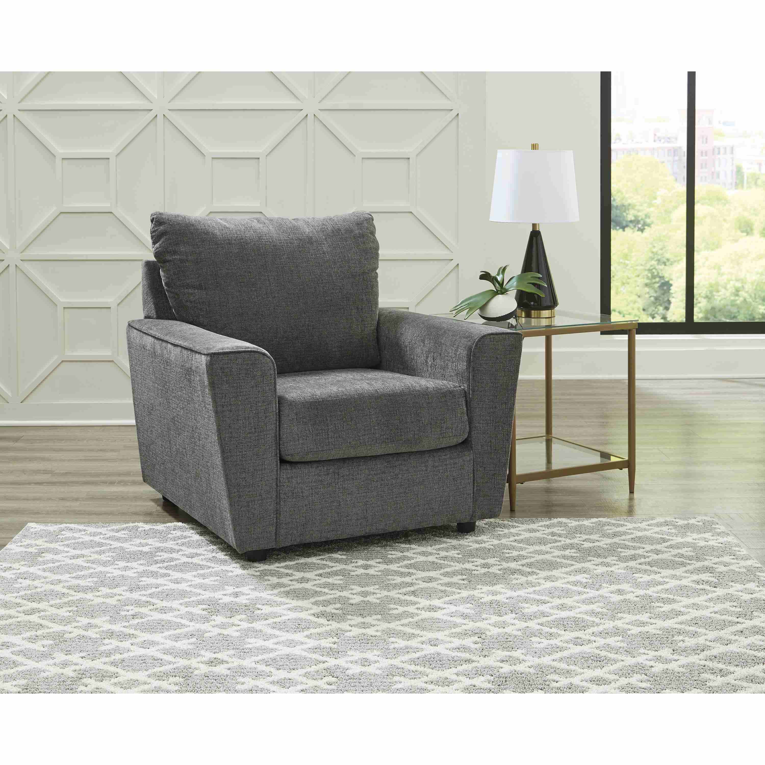 Signature Design by Ashley Stairatt 28502U2 Chair and Ottoman - Image 2