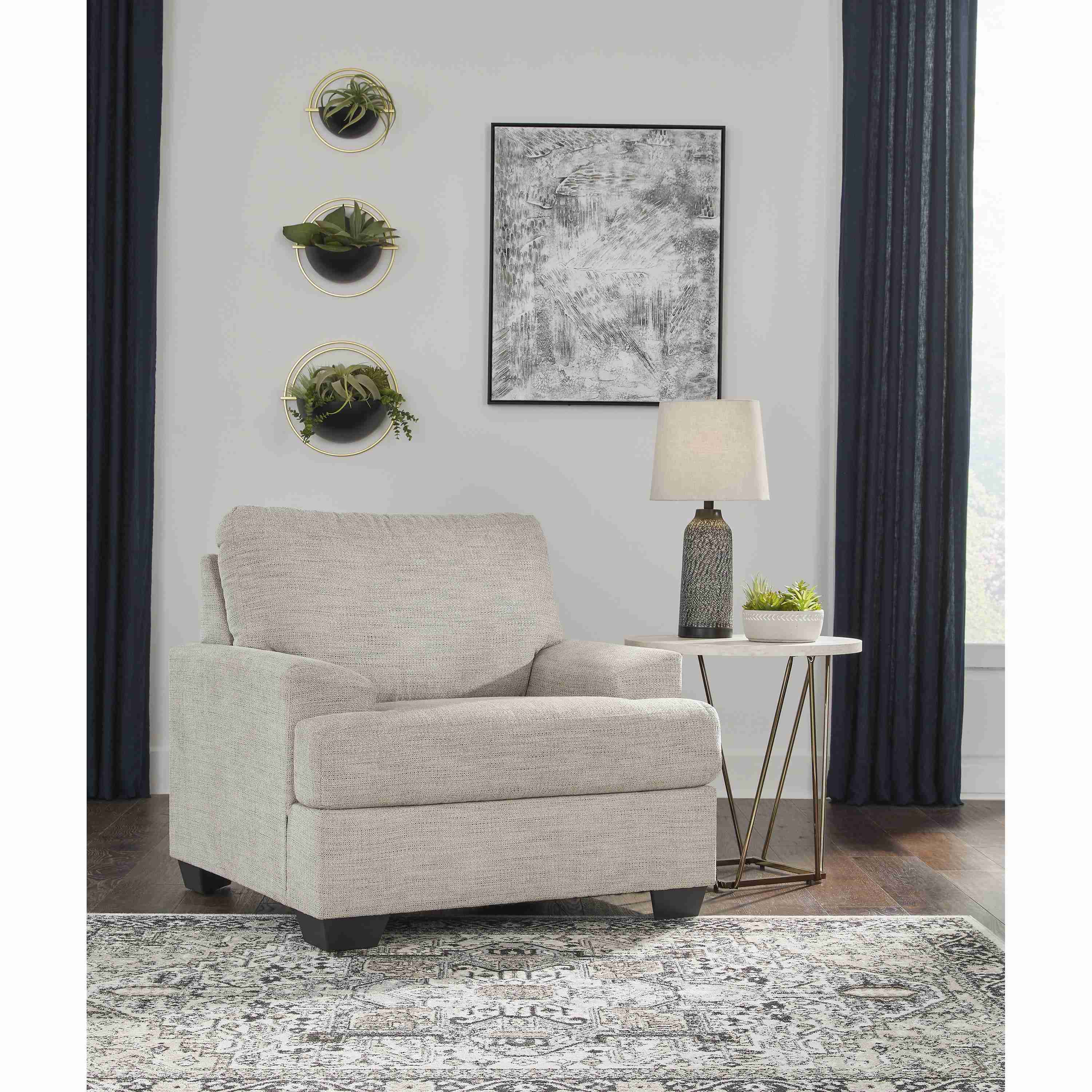 Signature Design by Ashley Vayda 33104U2 Chair and Ottoman - Image 2