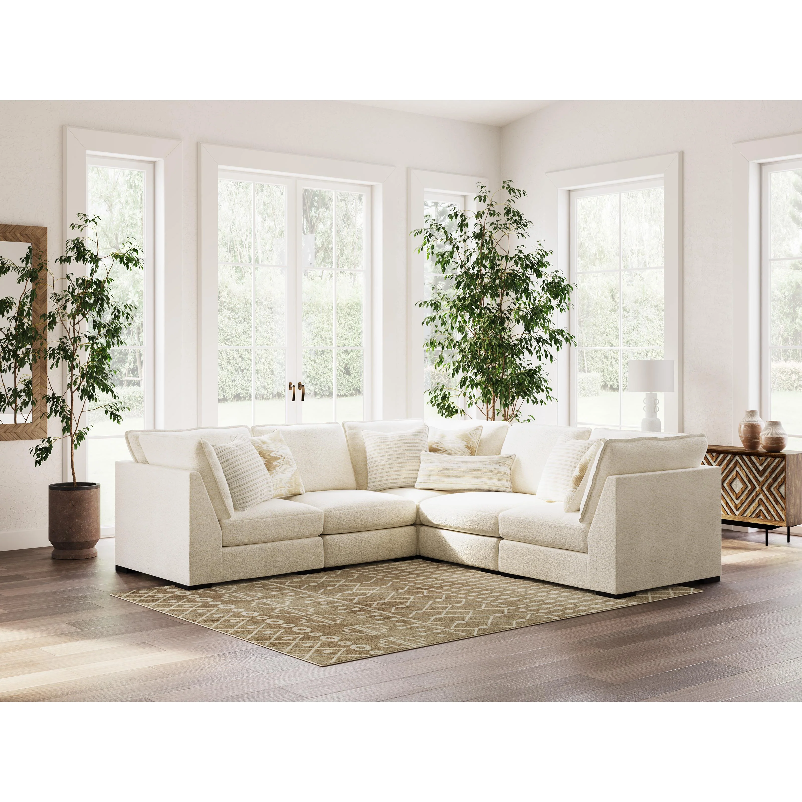 Benchcraft Donelson Creek 48002S1 5 pc Sectional - Image 2