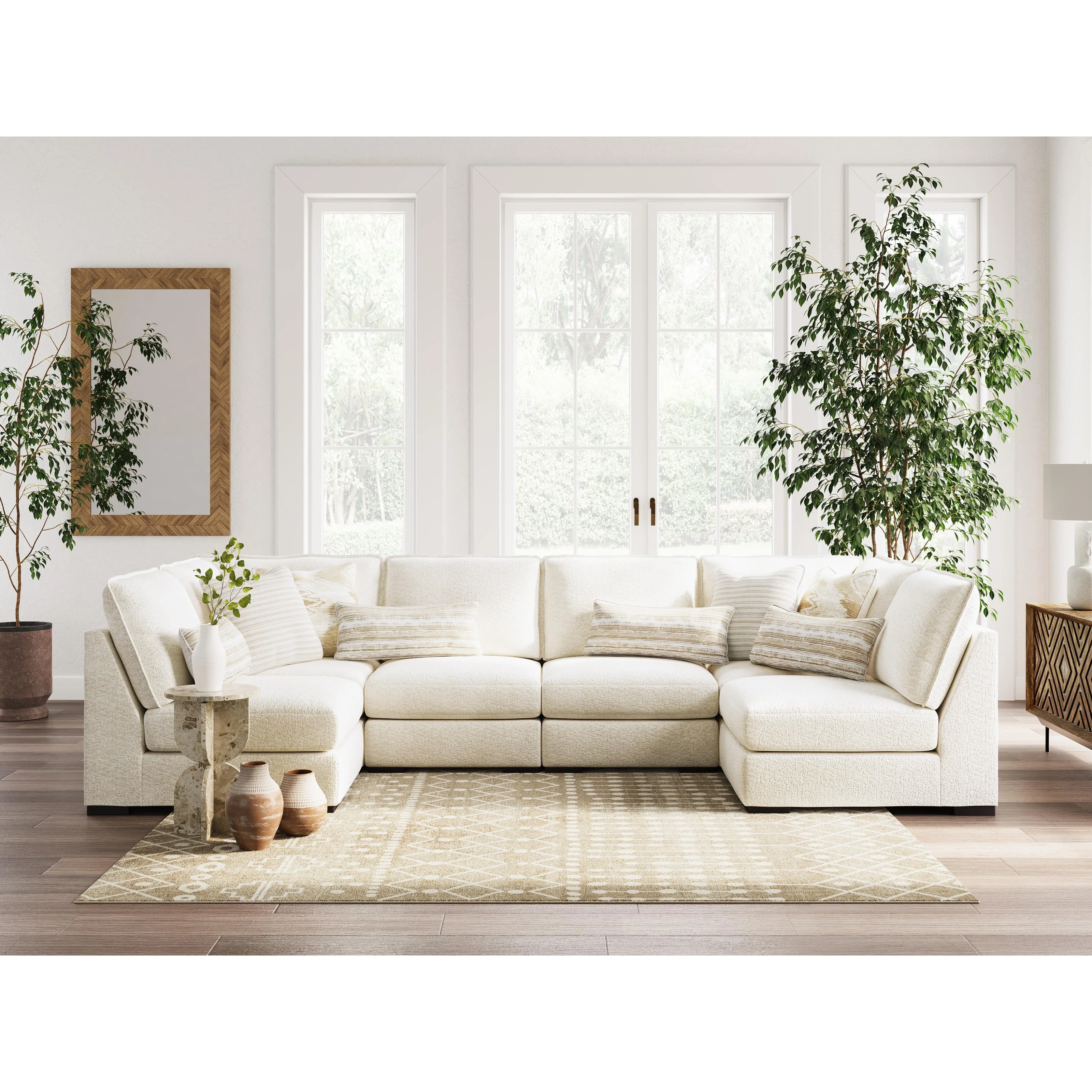 Benchcraft Donelson Creek 48002S3 6 pc Sectional - Image 2