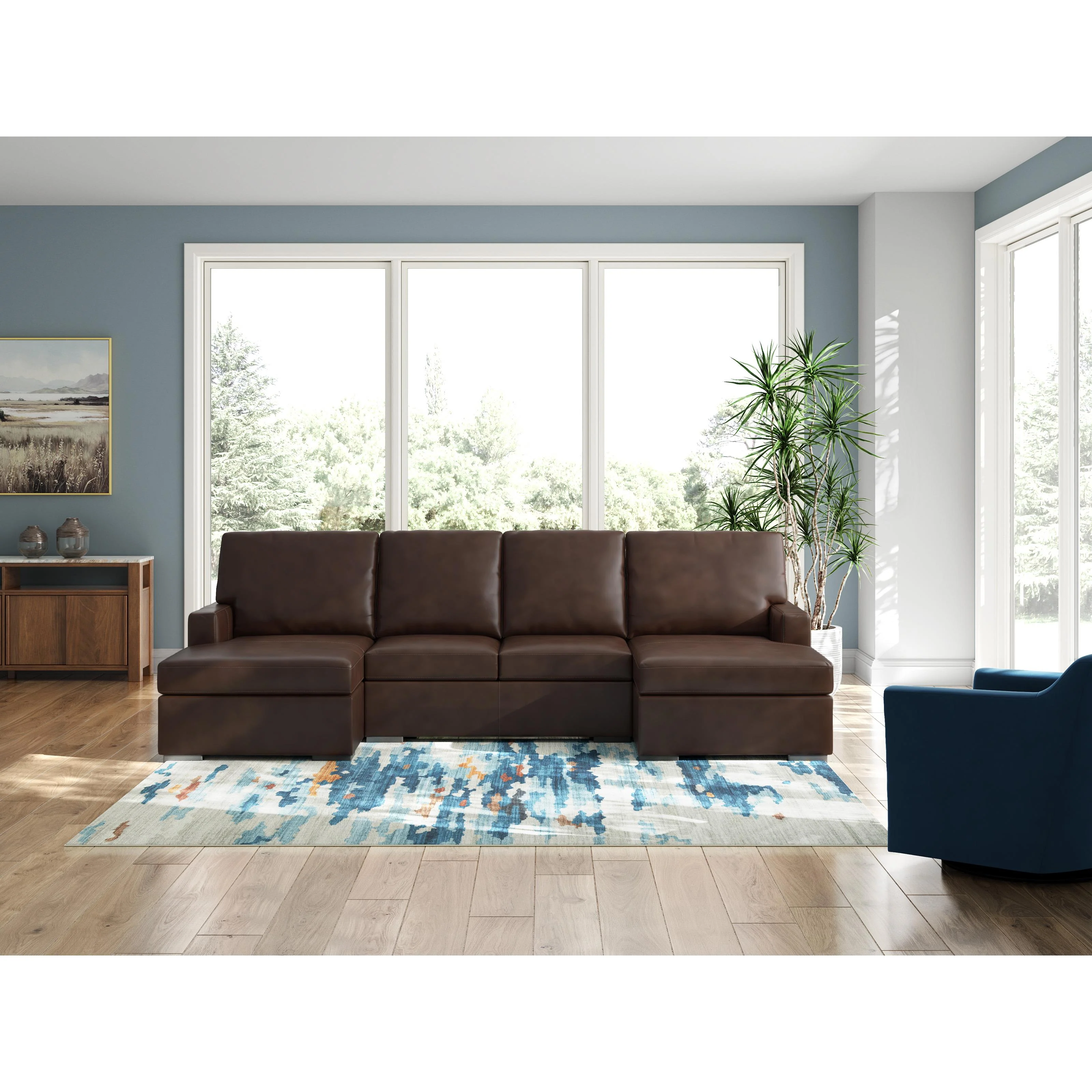 Signature Design by Ashley McDowlan PC48504S3 3 pc Sectional with Double Chaise - Image 2