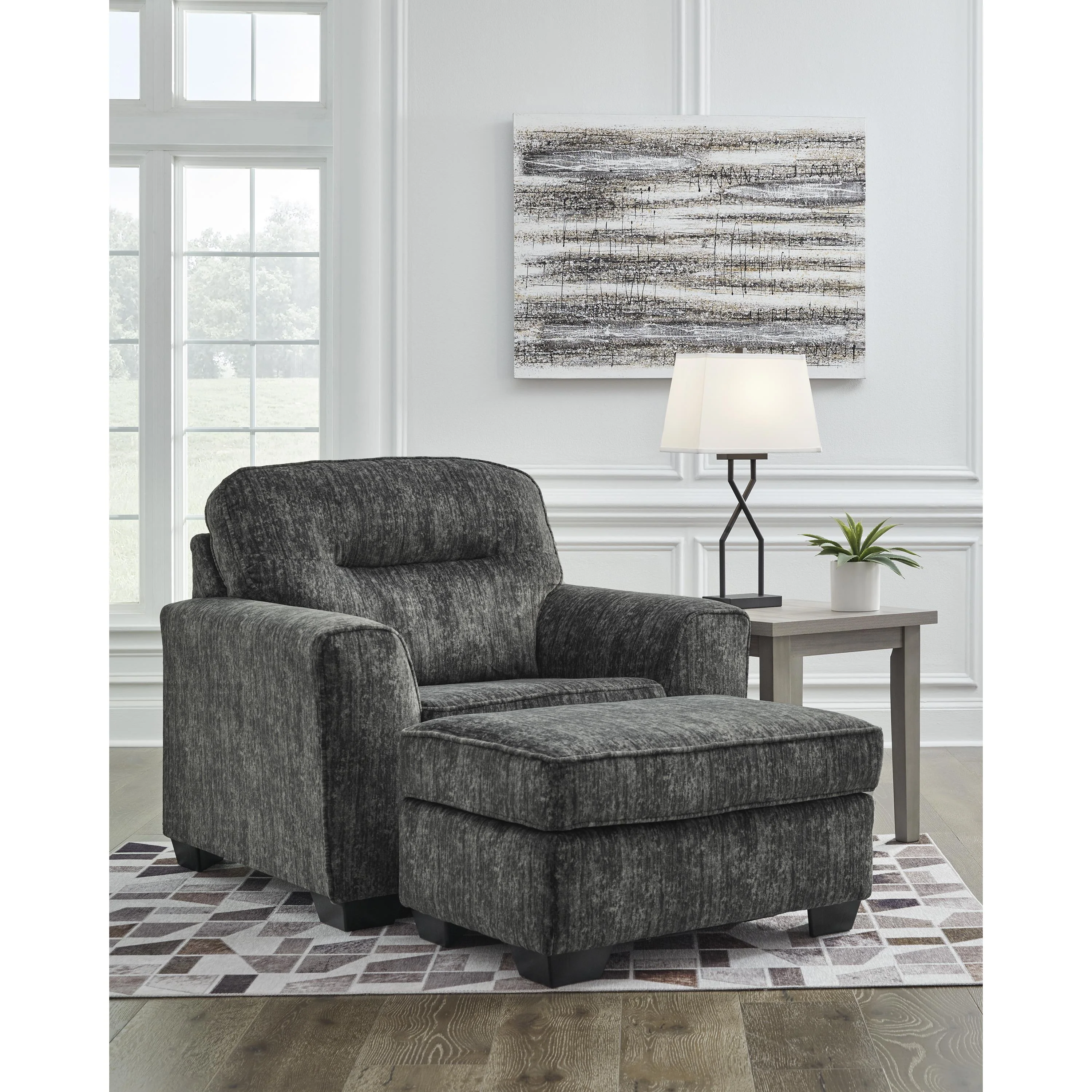 Signature Design by Ashley Lonoke 50504U2 Oversized Chair and Ottoman - Image 1