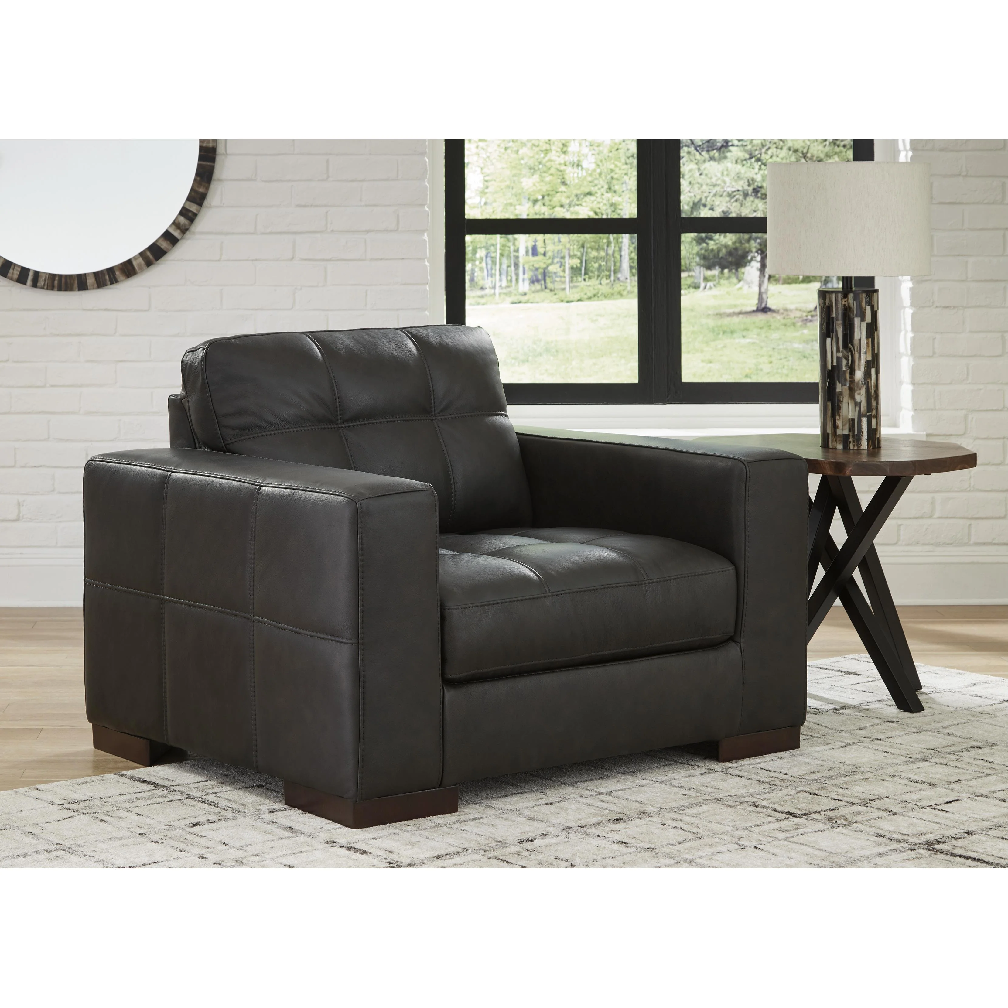 Signature Design by Ashley Luigi 56506U2 Oversized Chair and Ottoman - Image 2