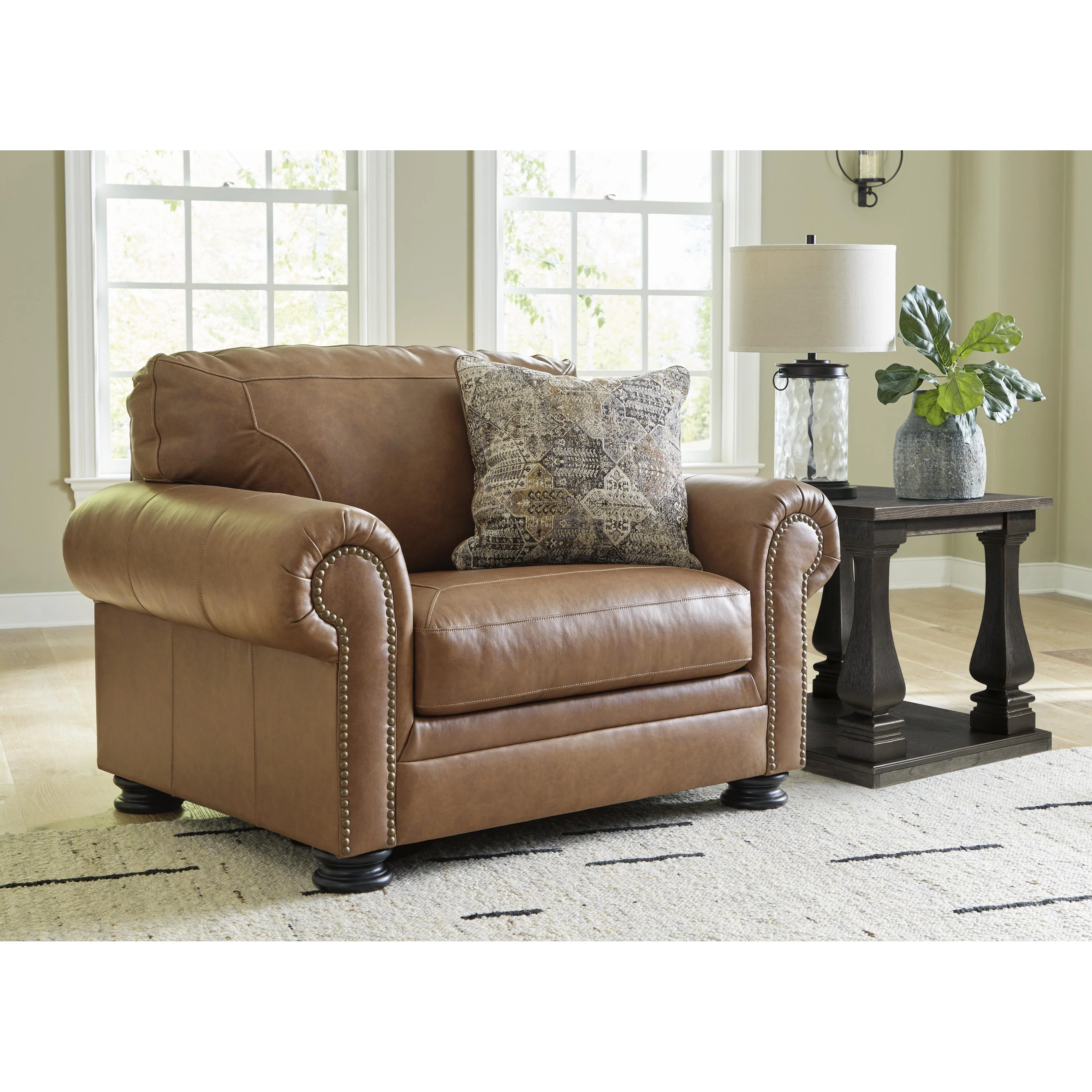 Signature Design by Ashley Carianna 57604U2 Oversized Chair and Ottoman - Image 2