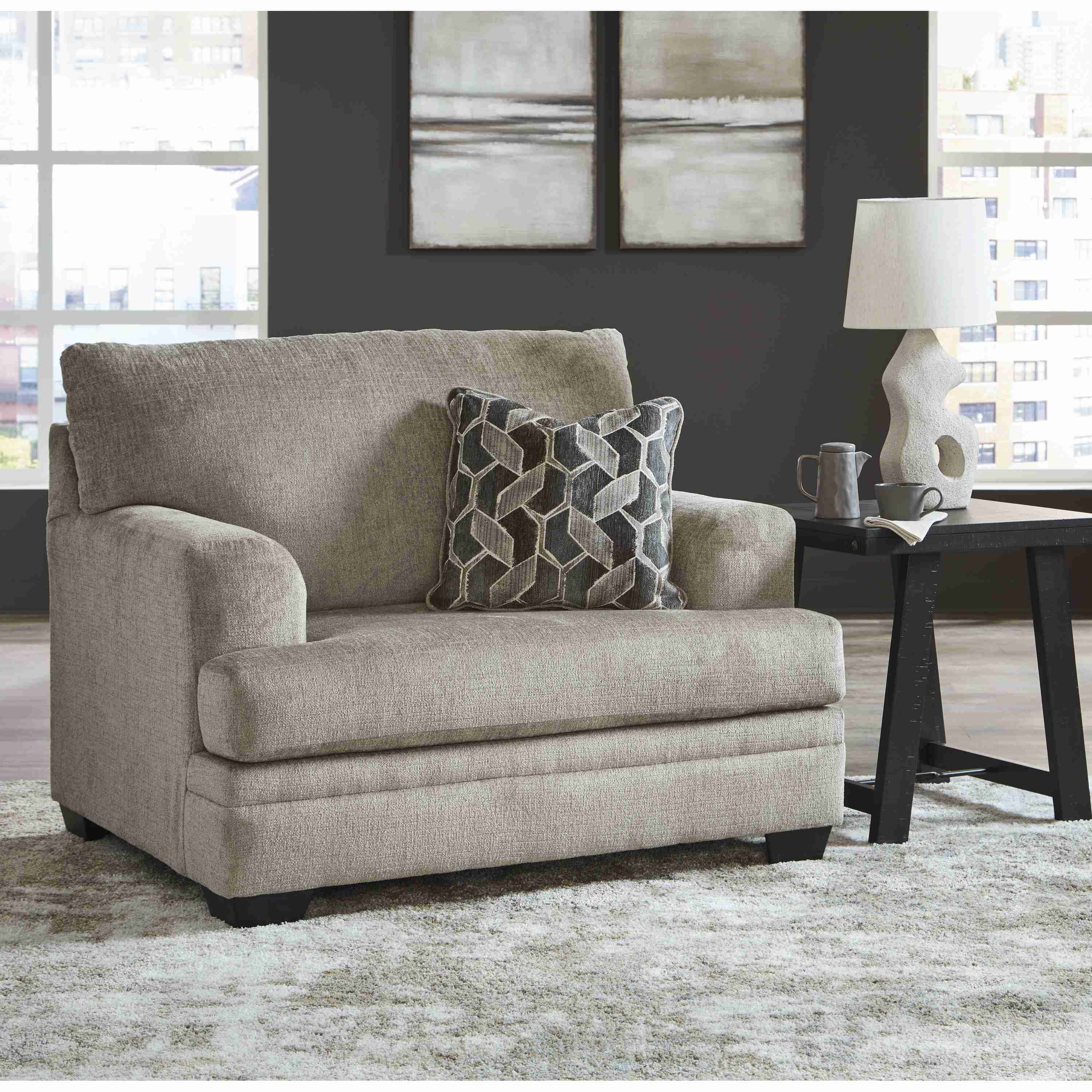 Signature Design by Ashley Stonemeade 59504U2 Oversized Chair and Ottoman - Image 2