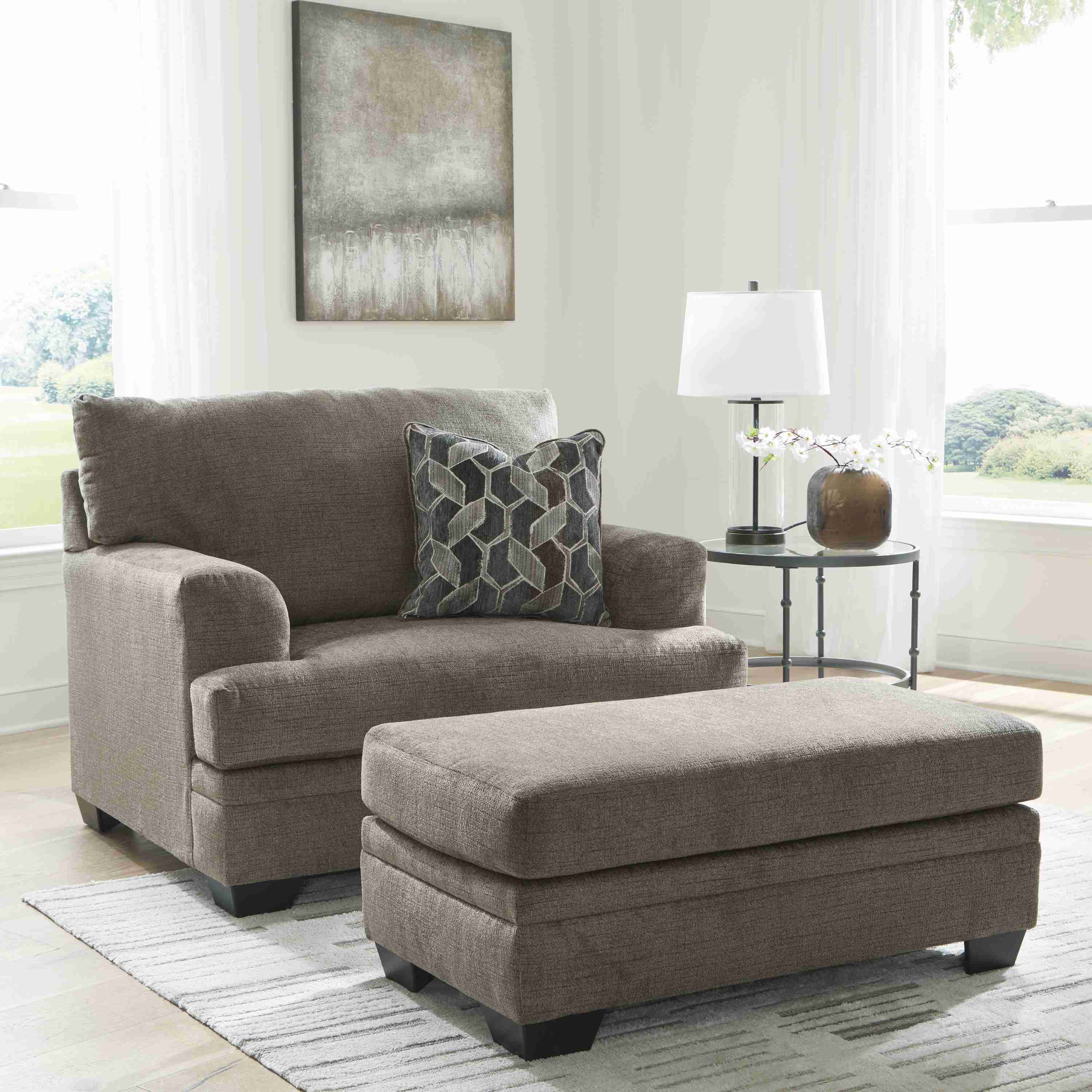 Signature Design by Ashley Stonemeade 59505U2 Oversized Chair and Ottoman - Image 1