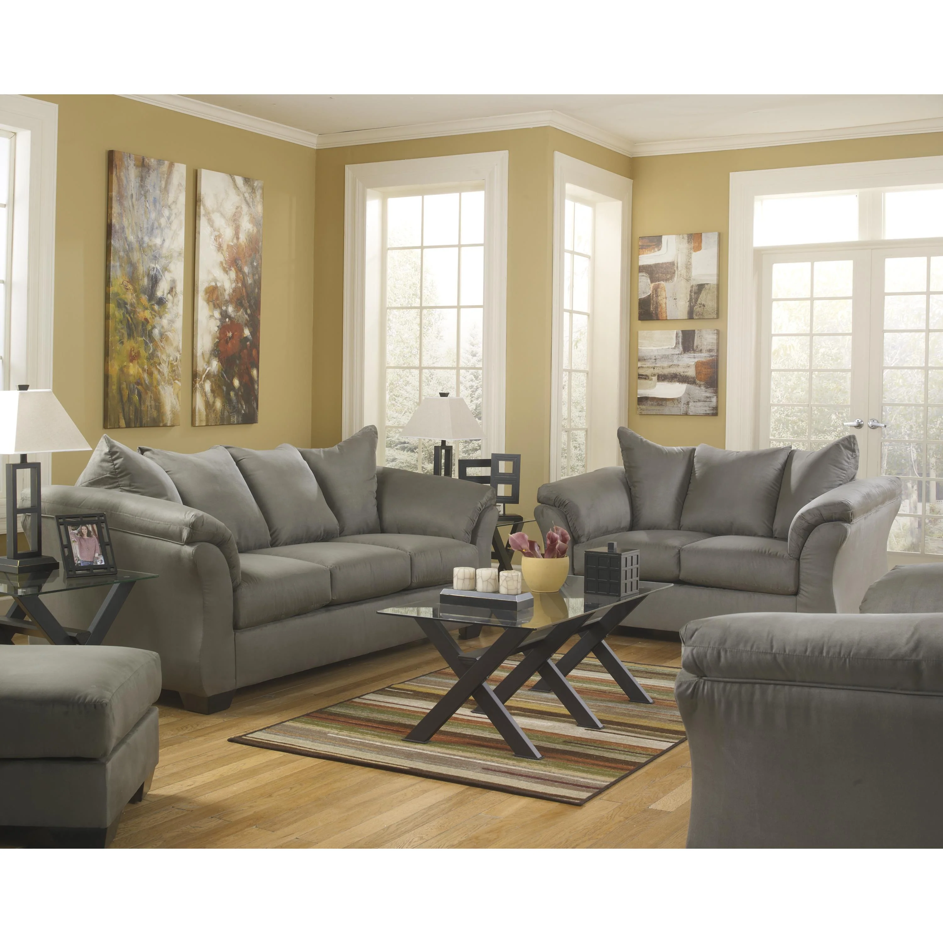Signature Design by Ashley Darcy 75005U7 Chair and Ottoman - Image 3