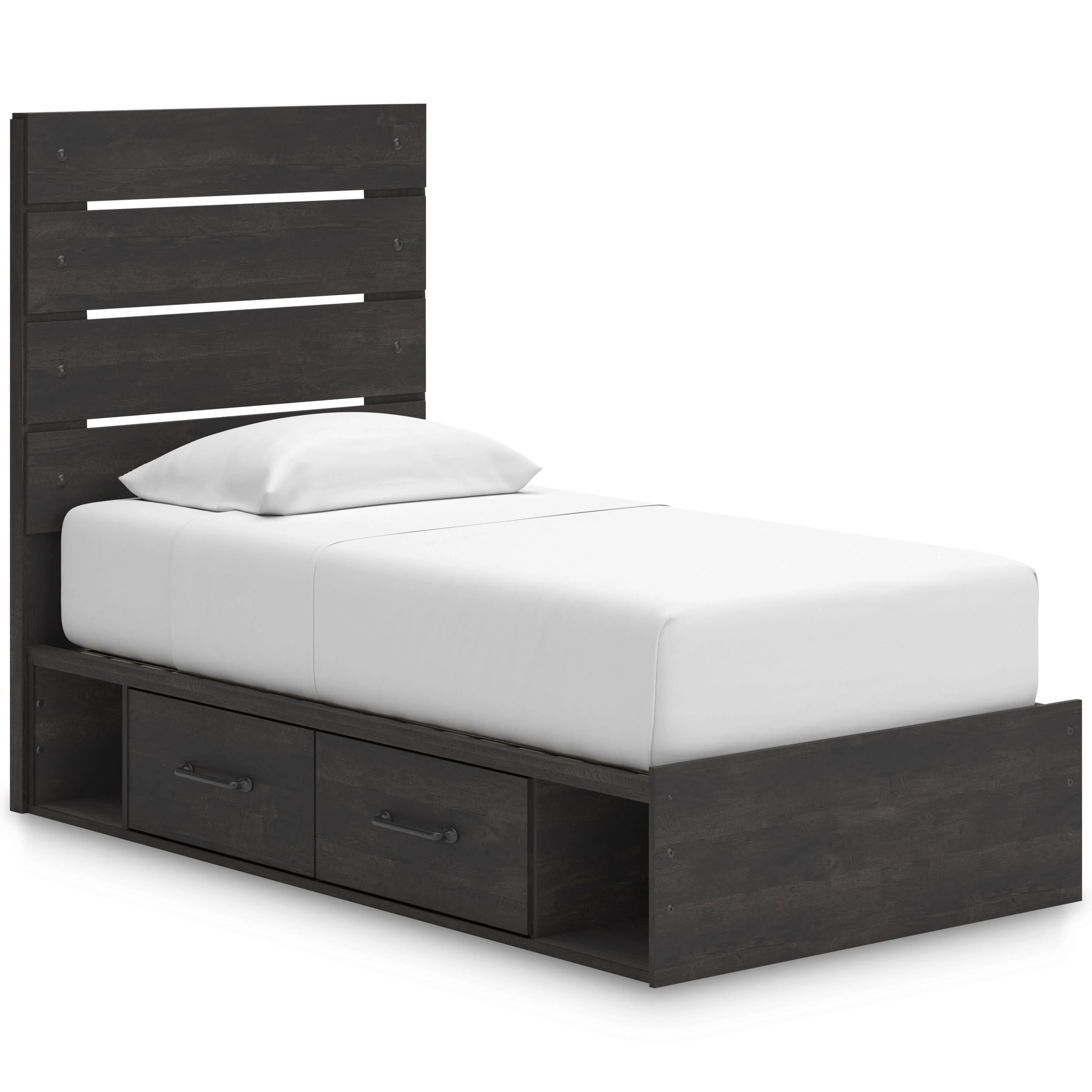 Signature Design by Ashley Hollivern PCB2108B18 Twin Panel Bed with Storage - Image 1