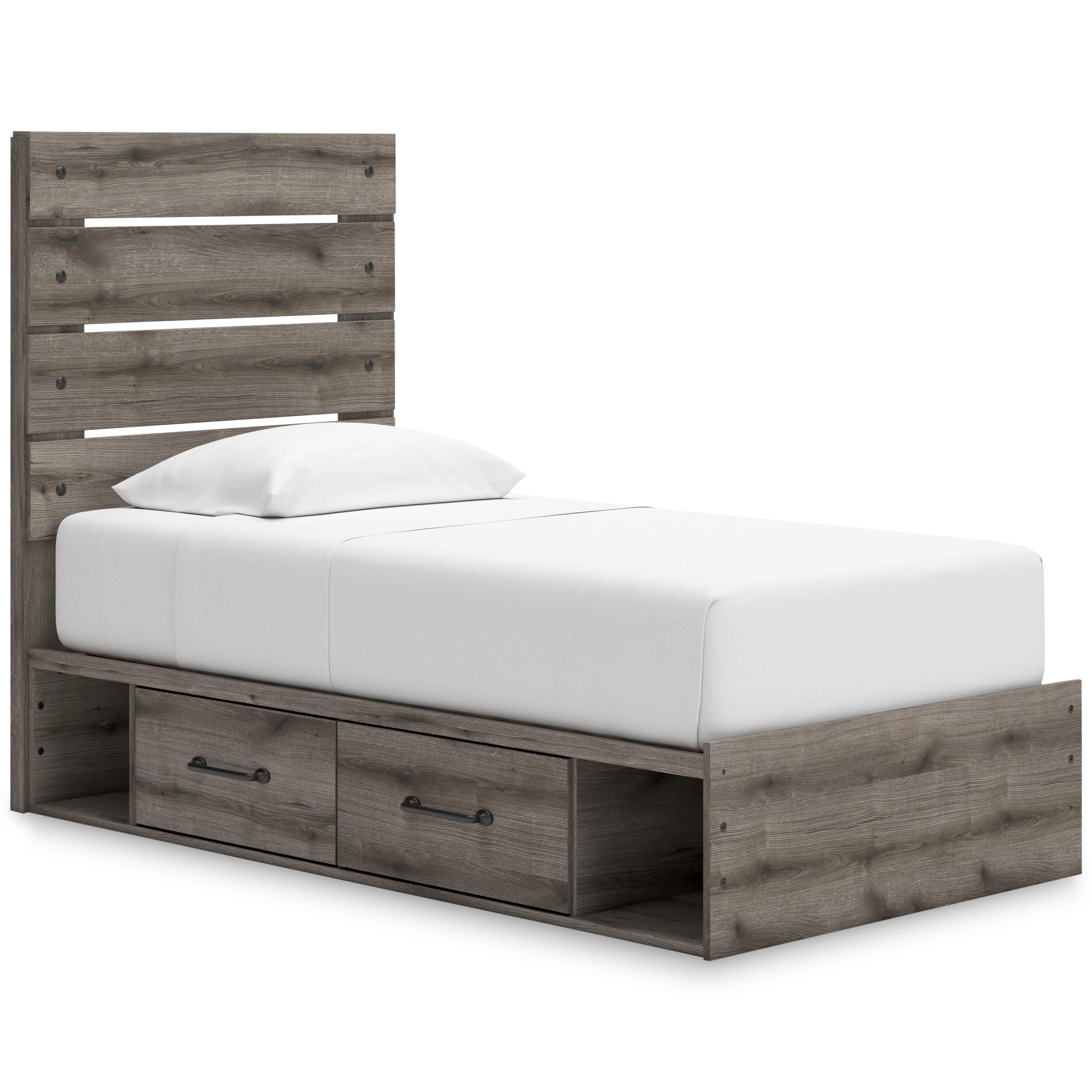Signature Design by Ashley Graystorm PCB2405B18 Twin Panel Storage Bed - Image 1