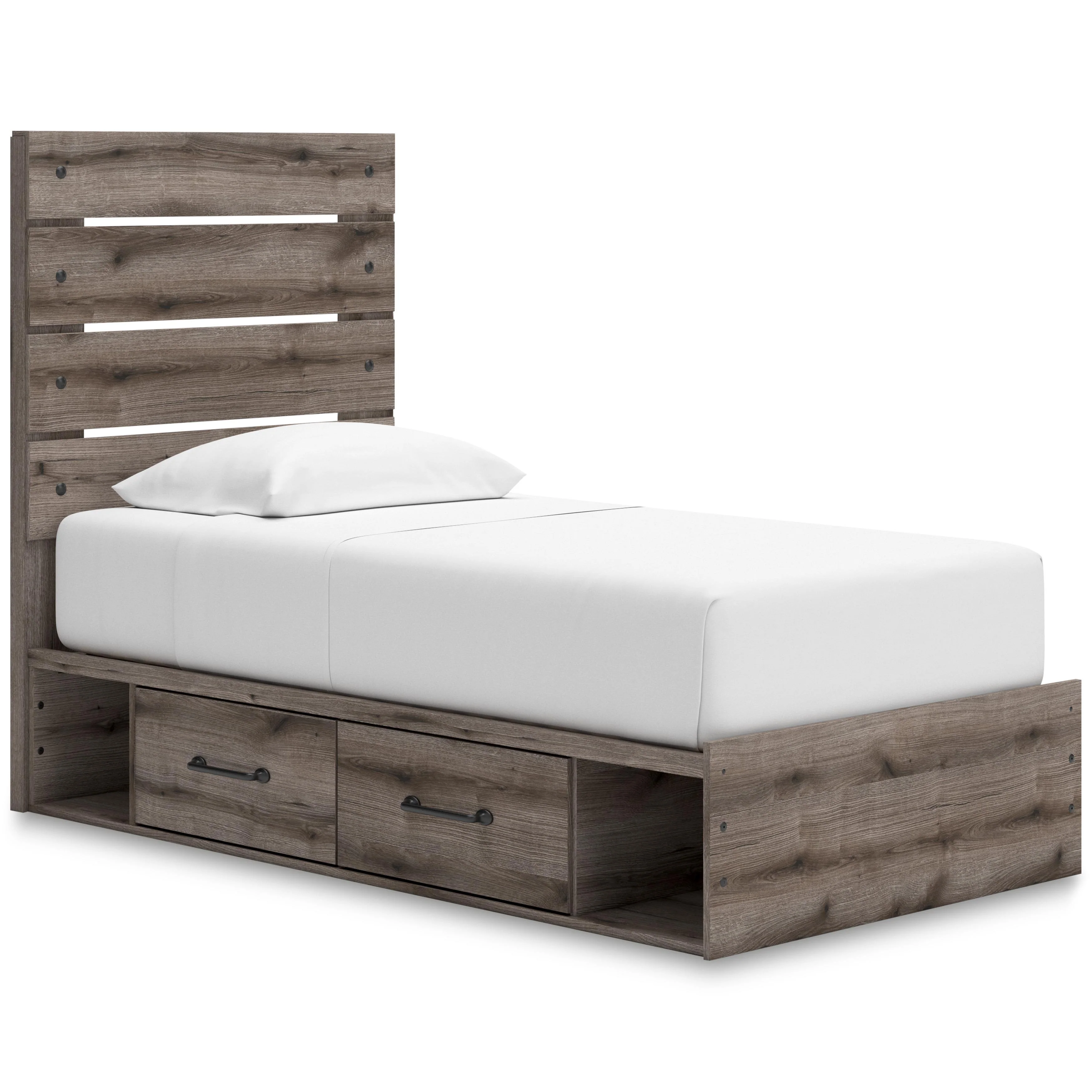 Signature Design by Ashley Graystorm PCB2405B19 Twin Panel Bed with Storage - Image 1