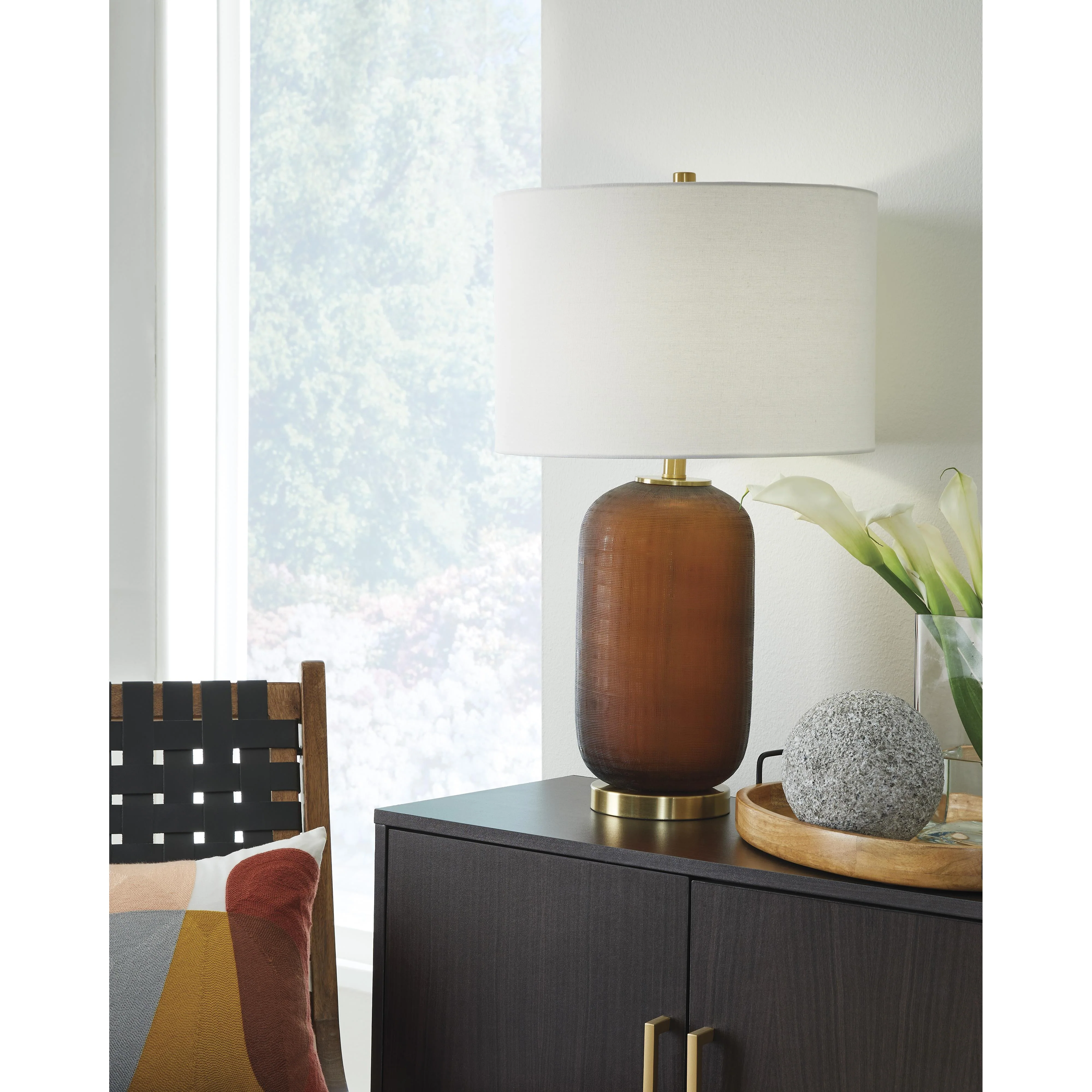 Signature Design by Ashley Farberman L430864 Glass Table Lamp - Image 2