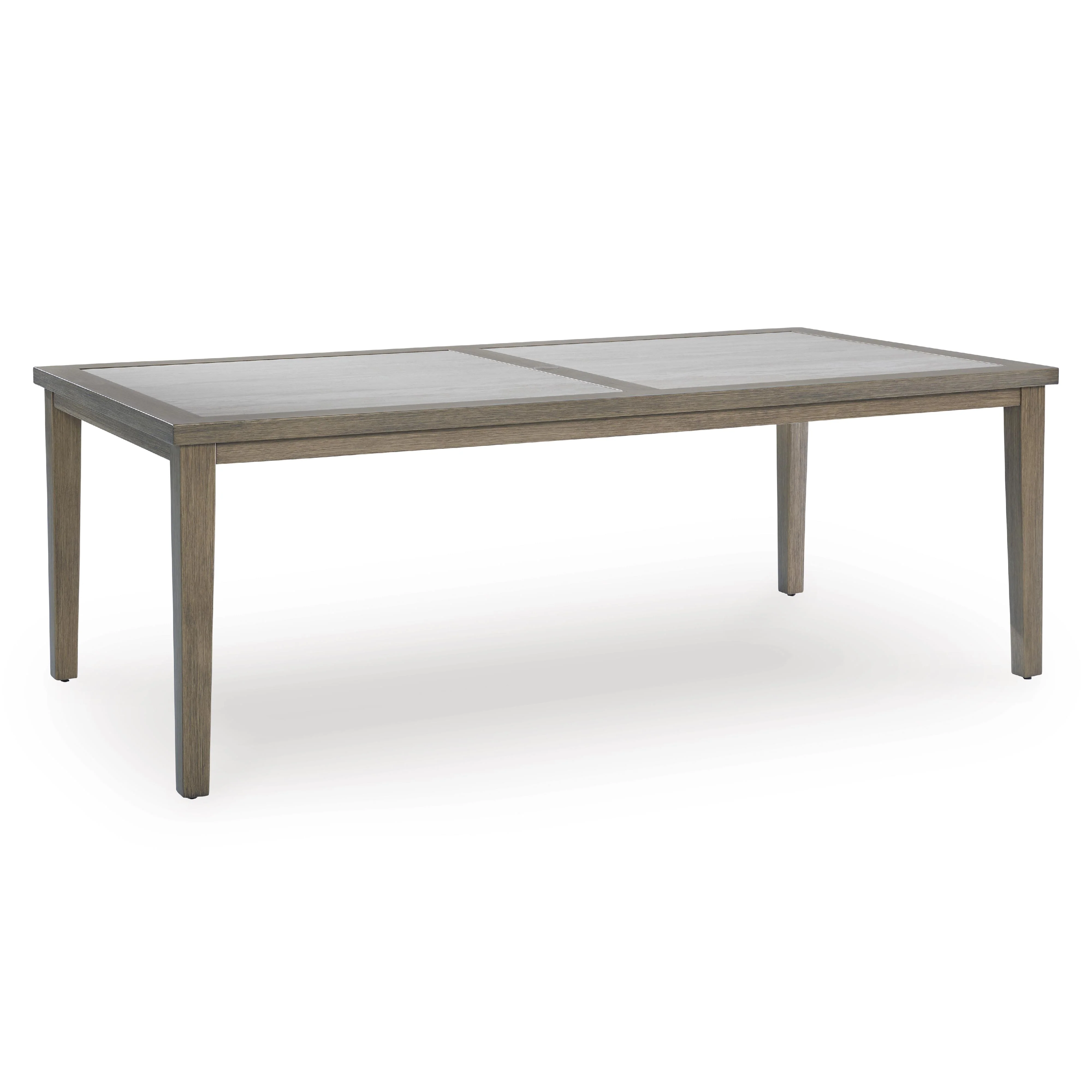 Signature Design by Ashley Rainier Ranch P701-625 Rectangular Dining Table with Umbrella Option - Image 1
