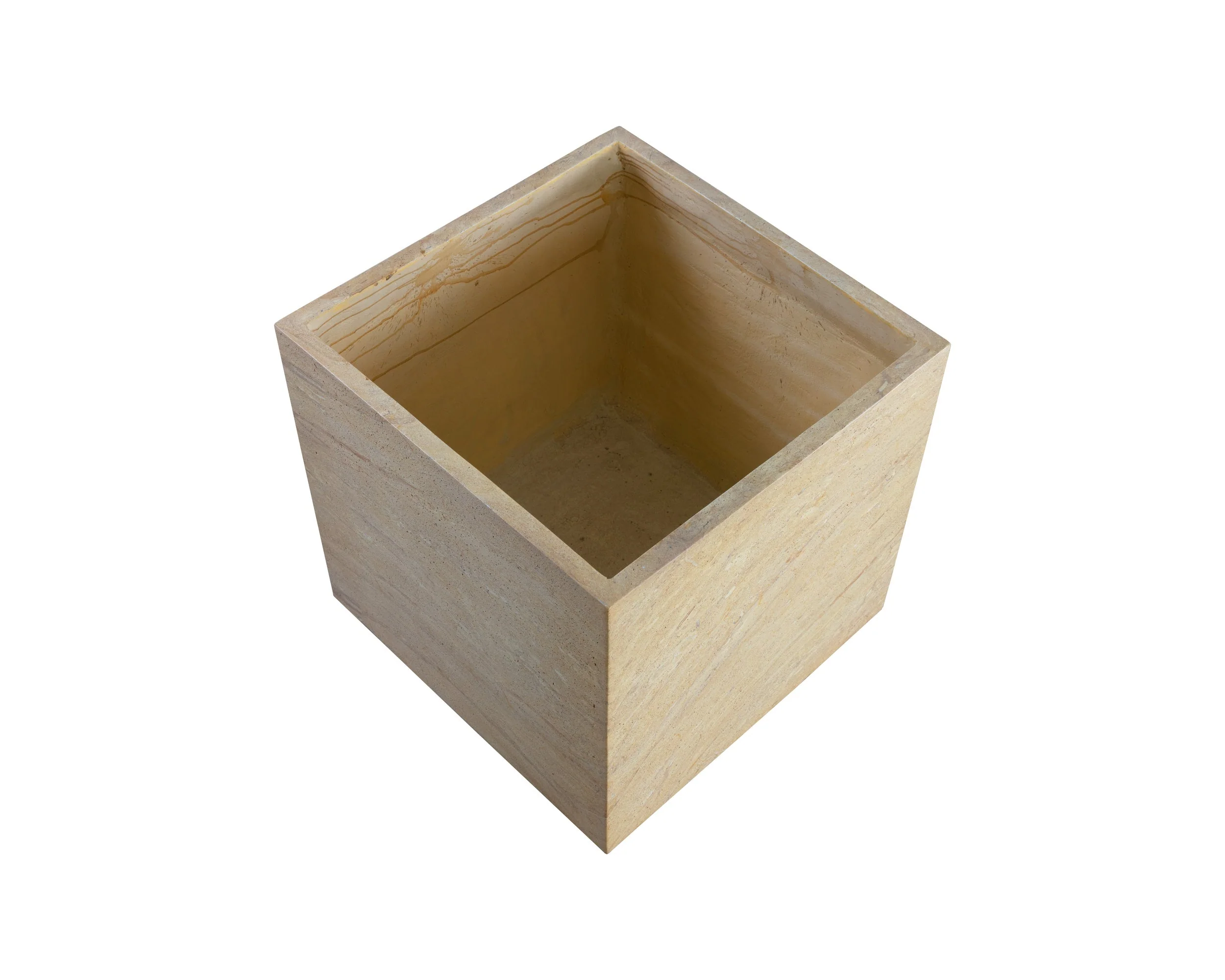 Tansy Planter - Travertine Look - Image 3
