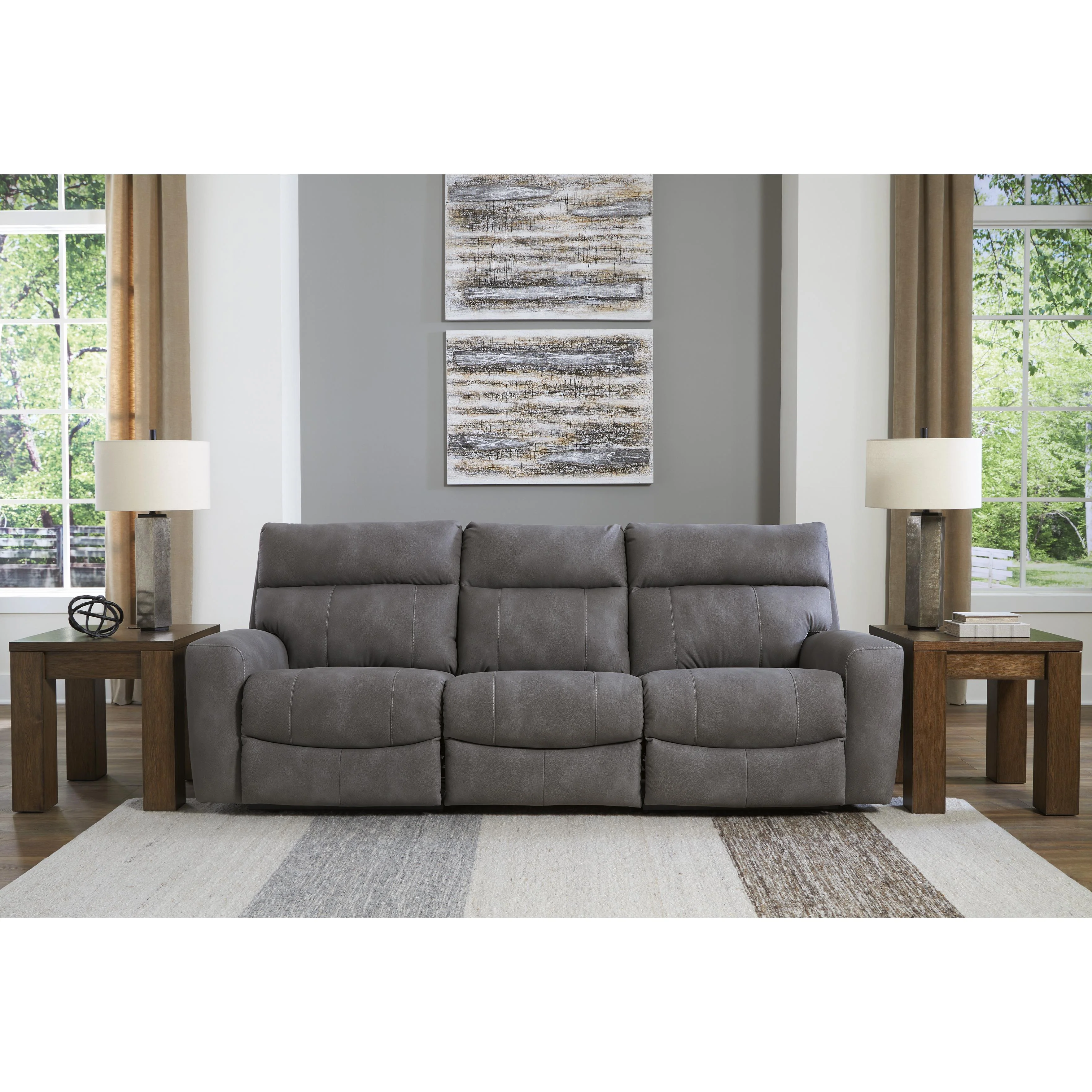Signature Design by Ashley Next-Gen DuraPella 61003 3 pc Power Reclining Sectional Sofa - Image 3