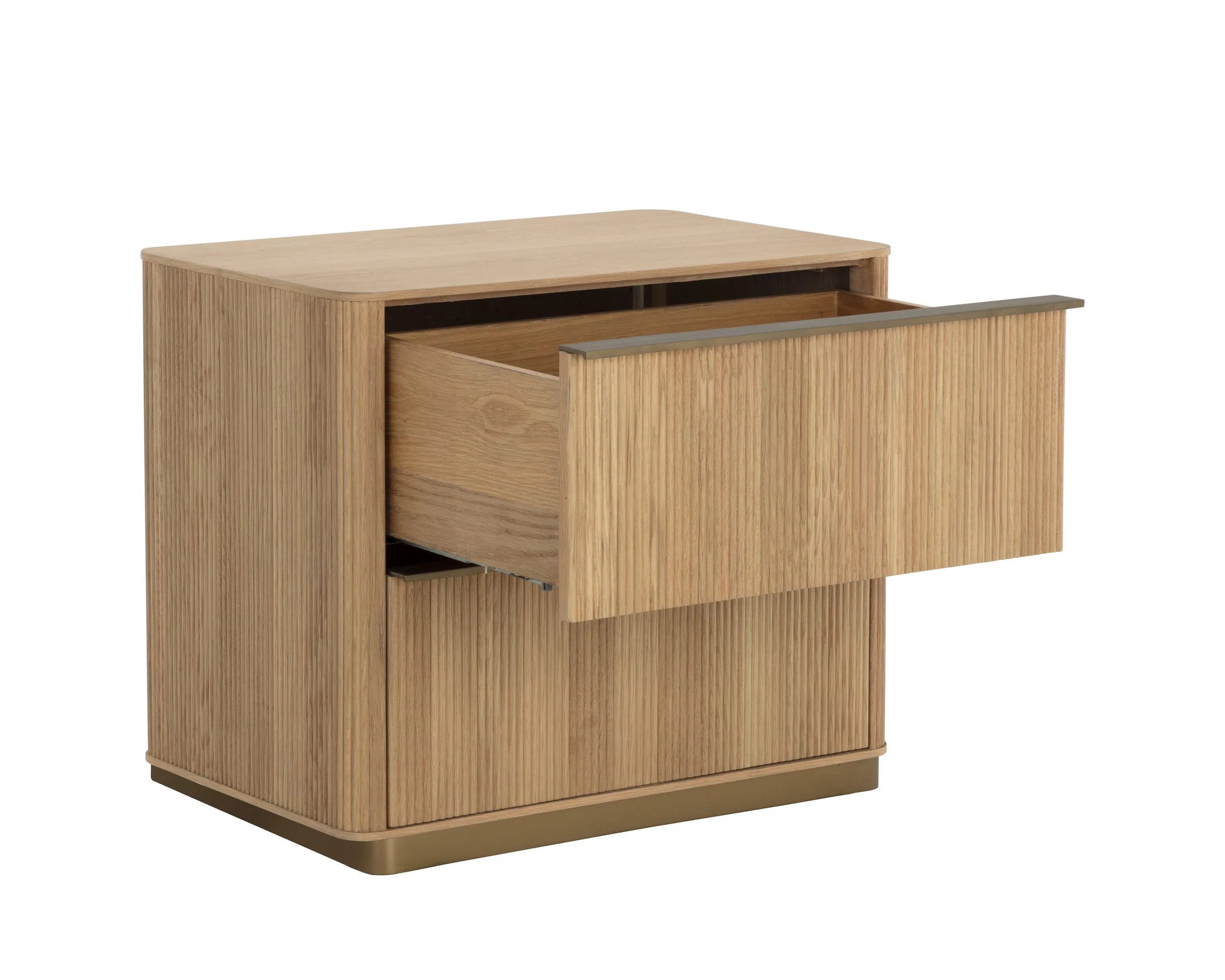 Kalla Nightstand - Small - Rustic Oak - Image 3