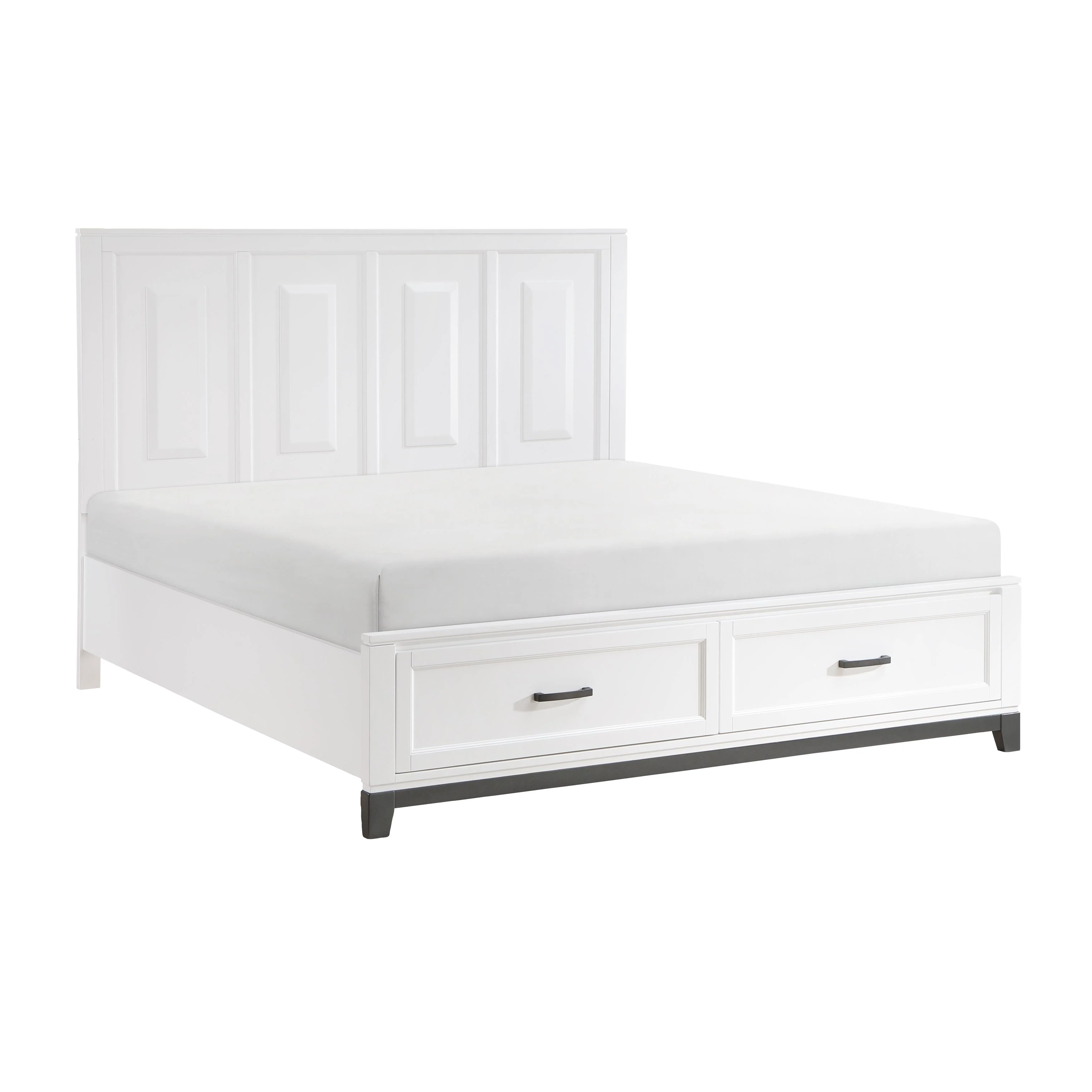 Homelegance Garretson 1450WHK-1EK* Eastern King Platform Bed with Footboard Storage - Image 3