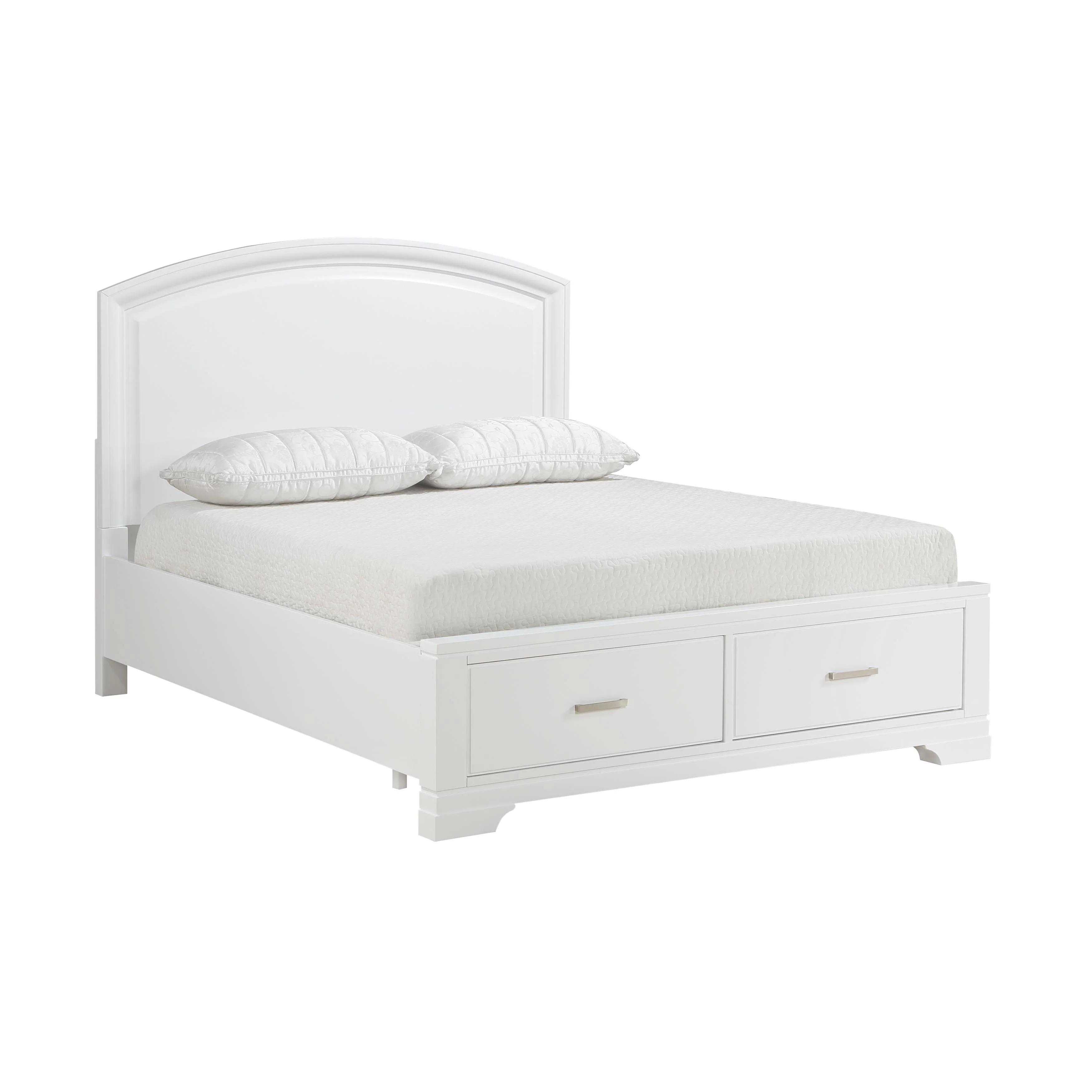 Homelegance Hudson 1520WHF-1* Full Platform Bed with Footboard Storage - Image 2
