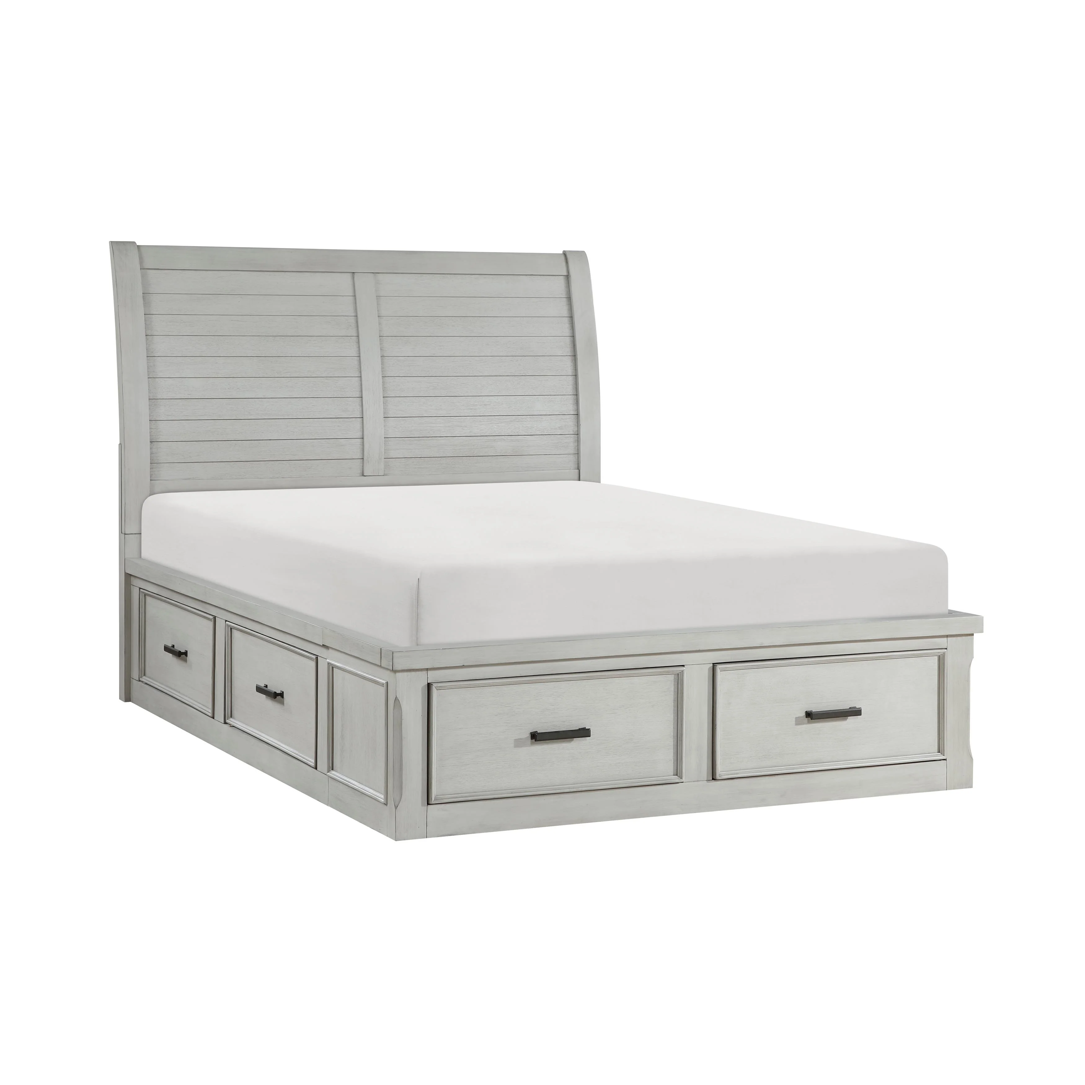 Homelegance Willowbrook 1337K-1EK* Eastern King Platform Bed with Storage Footboard and Side Rails - Image 3