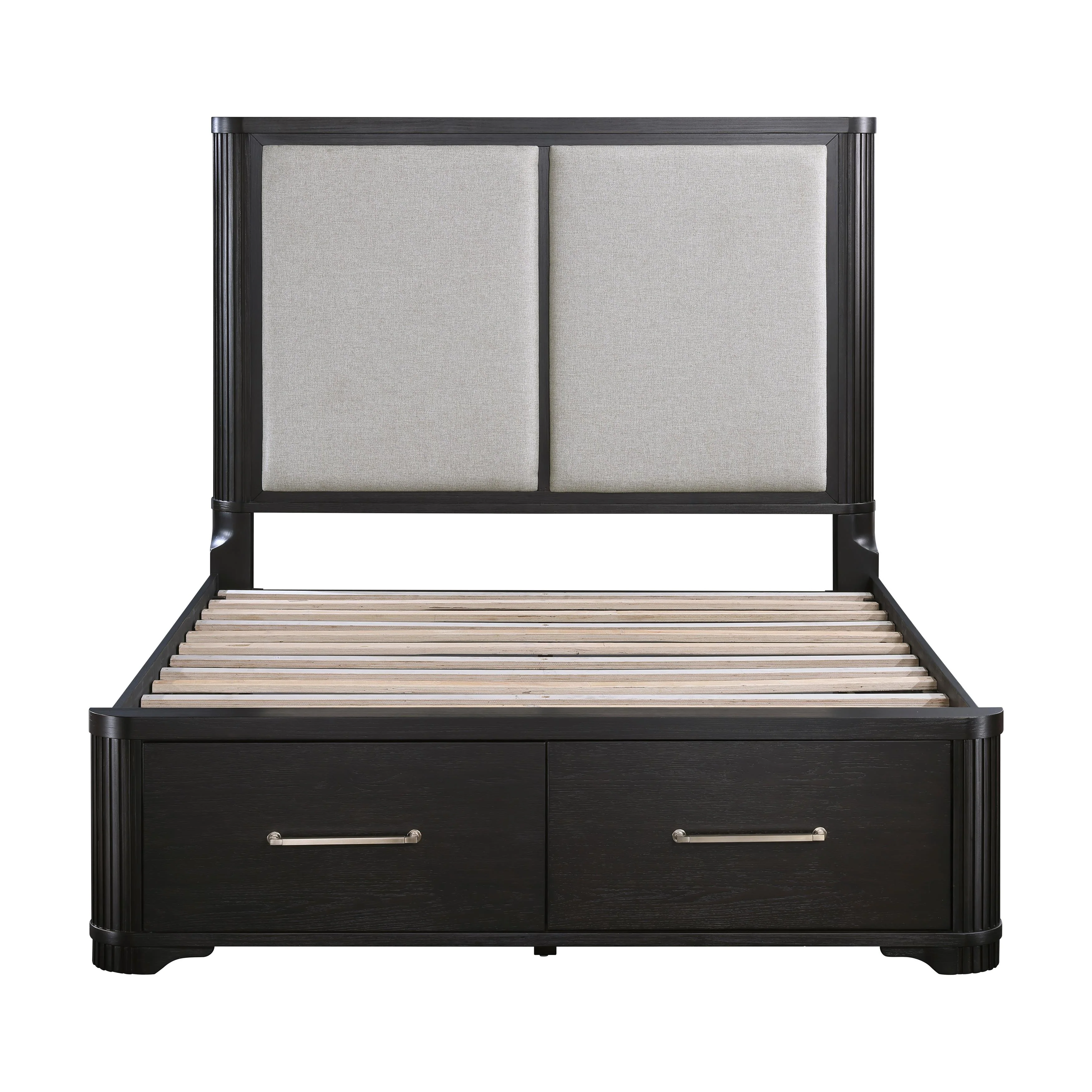 Homelegance Gilbert 1381K-1EK* Eastern King Platform Bed with Footboard Storage - Image 2