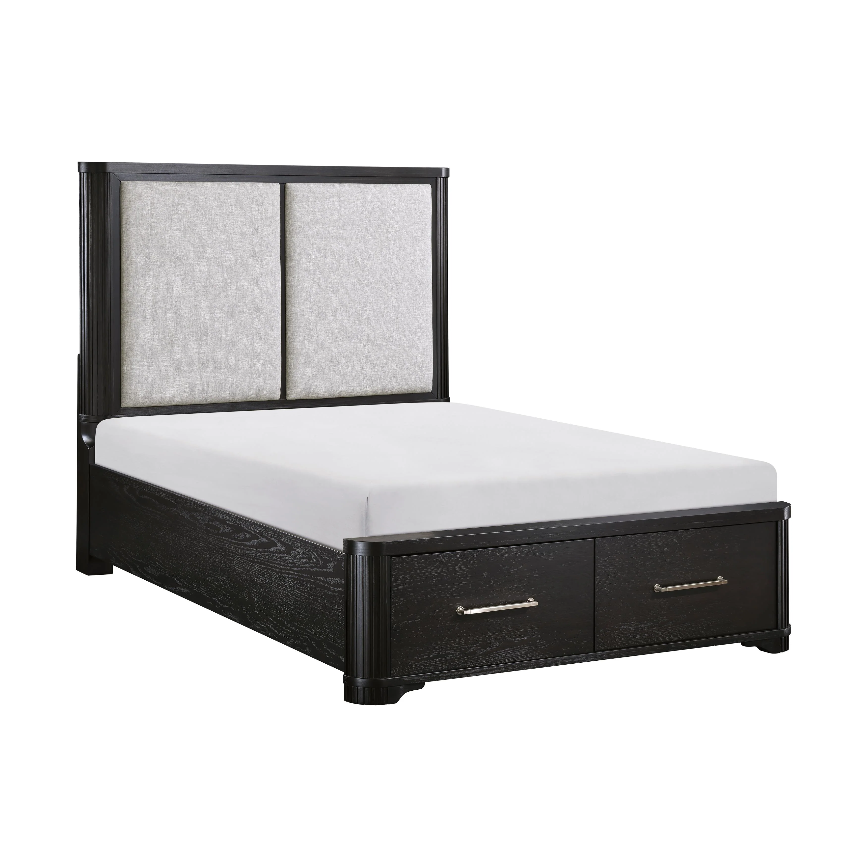 Homelegance Gilbert 1381-1* Queen Platform Bed with Footboard Storage - Image 3