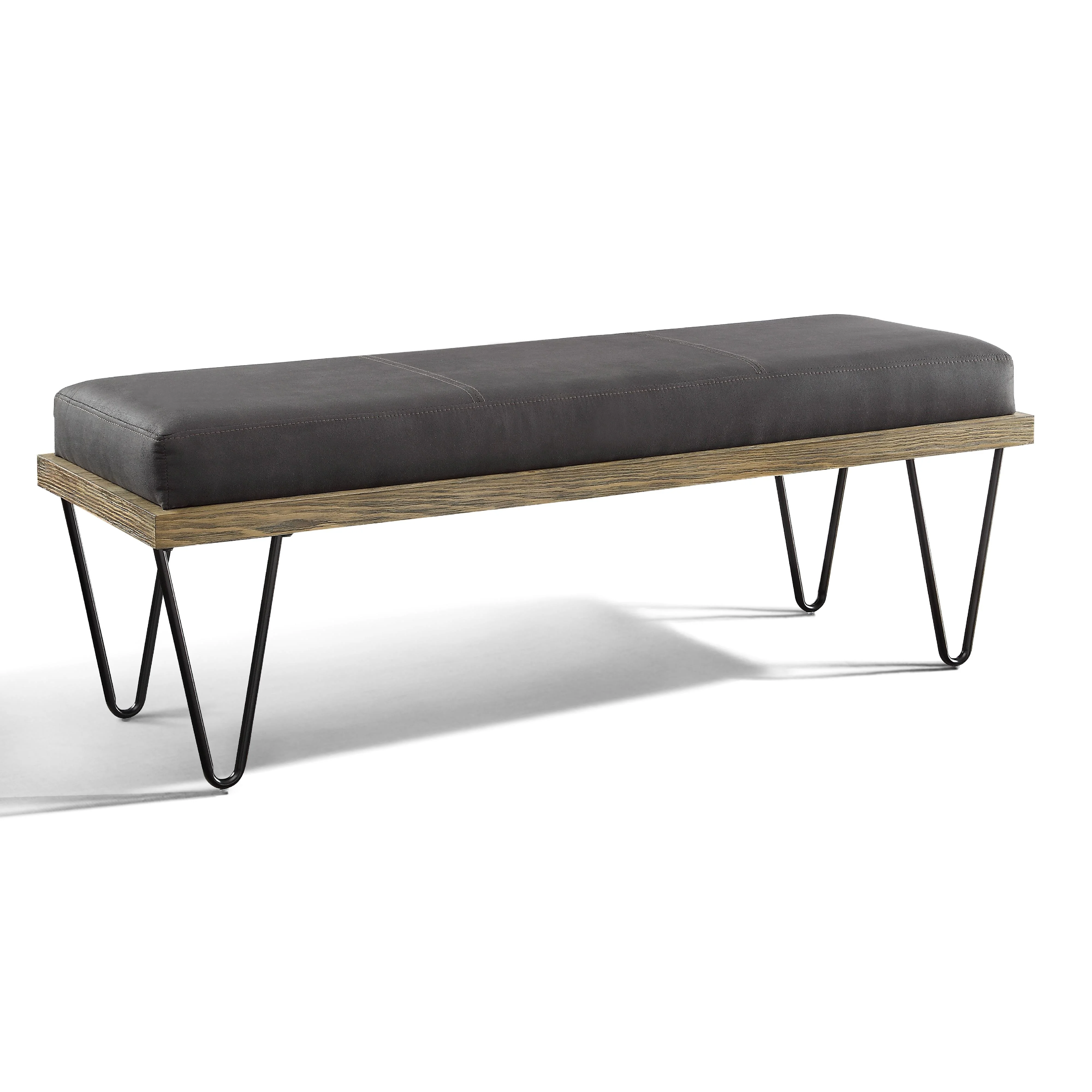 Homelegance Metallo 4526 Storage Ottoman, Fabric - Image 2