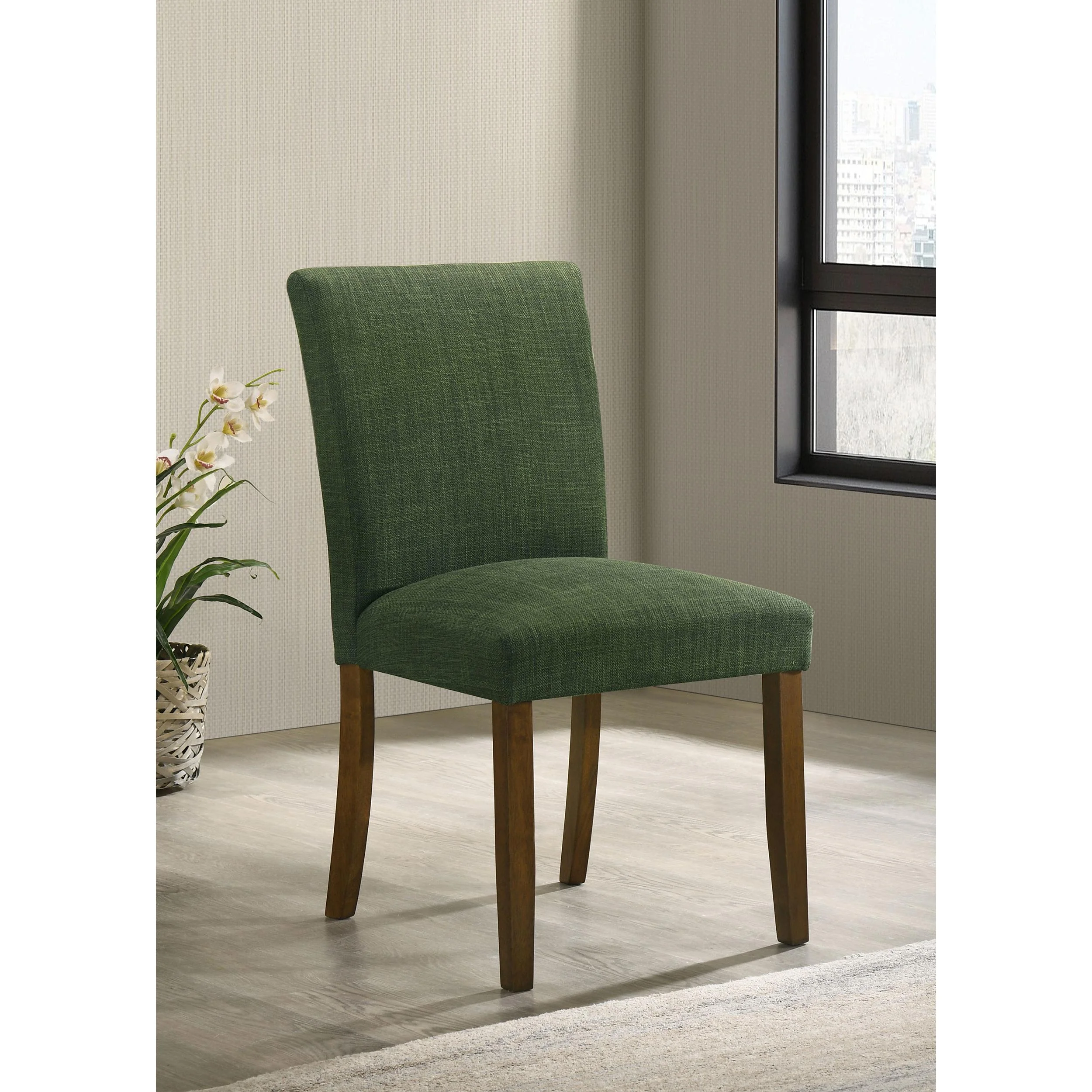Coaster Furniture Cantley 106378 pholstered Dining Side Chair - Green - Image 2