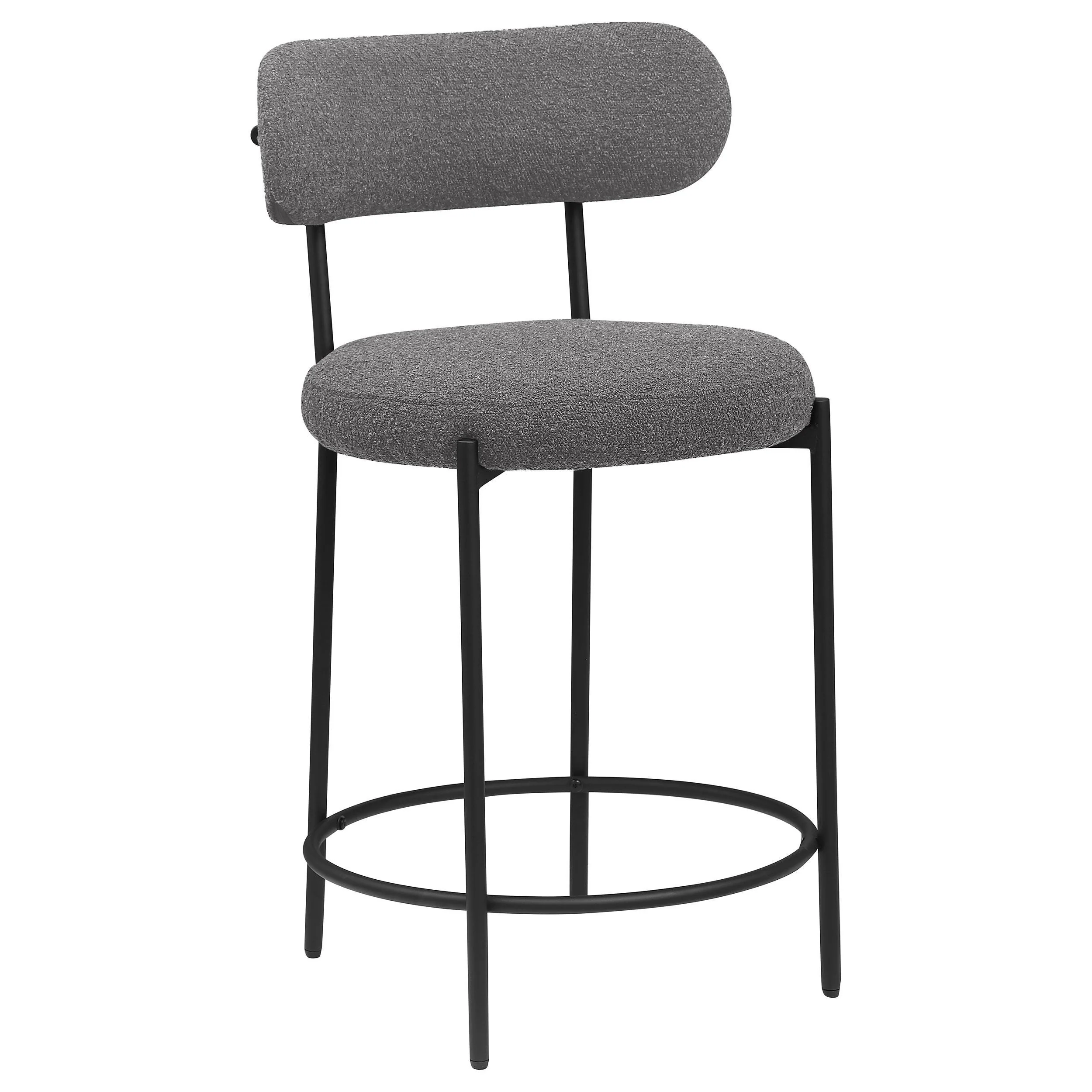 Coaster Furniture Viola 108198 Boucle Upholstered Counter Chair - Grey - Image 1