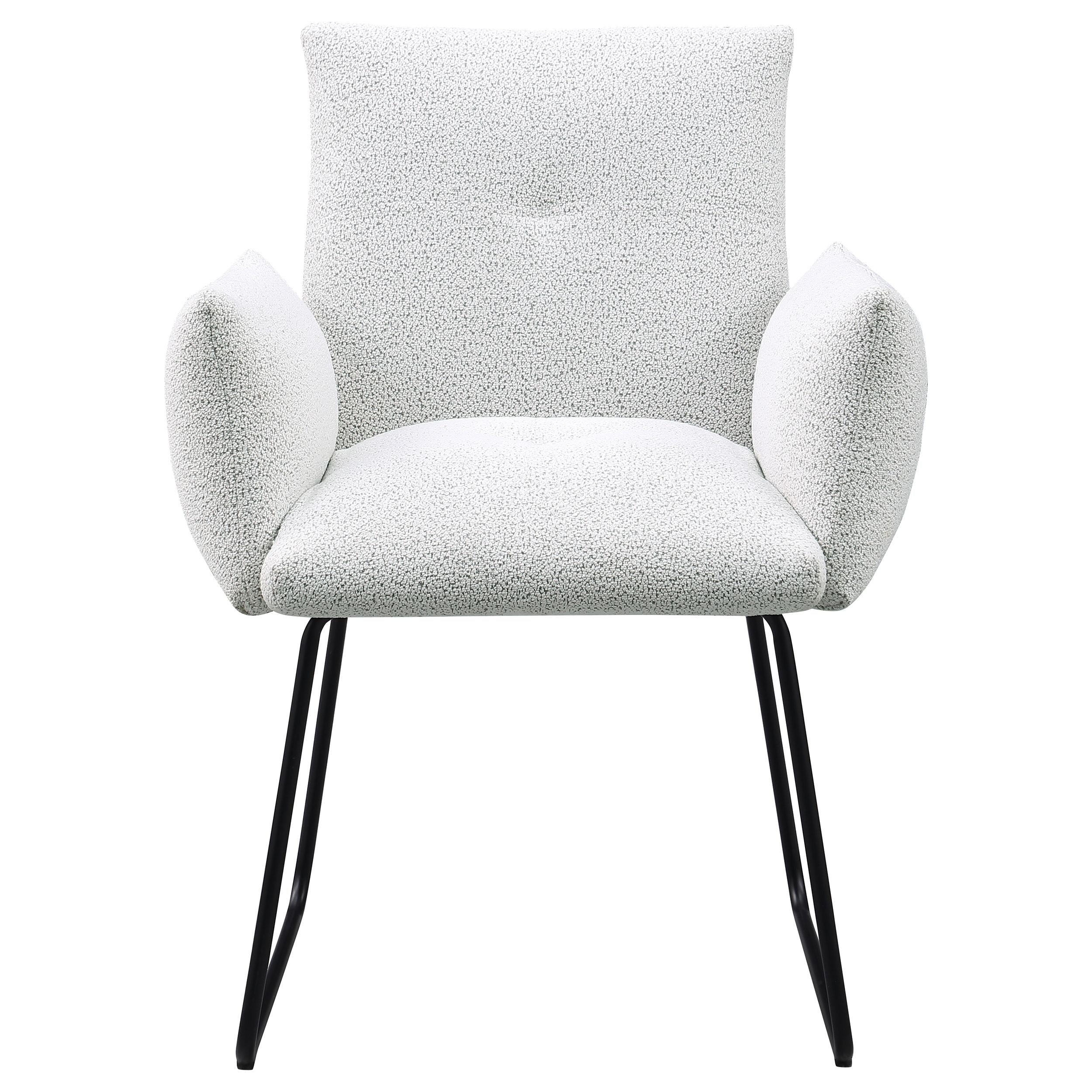 Coaster Furniture Ackland 108492 pholstered Dining Side Chair - Light Grey - Image 3