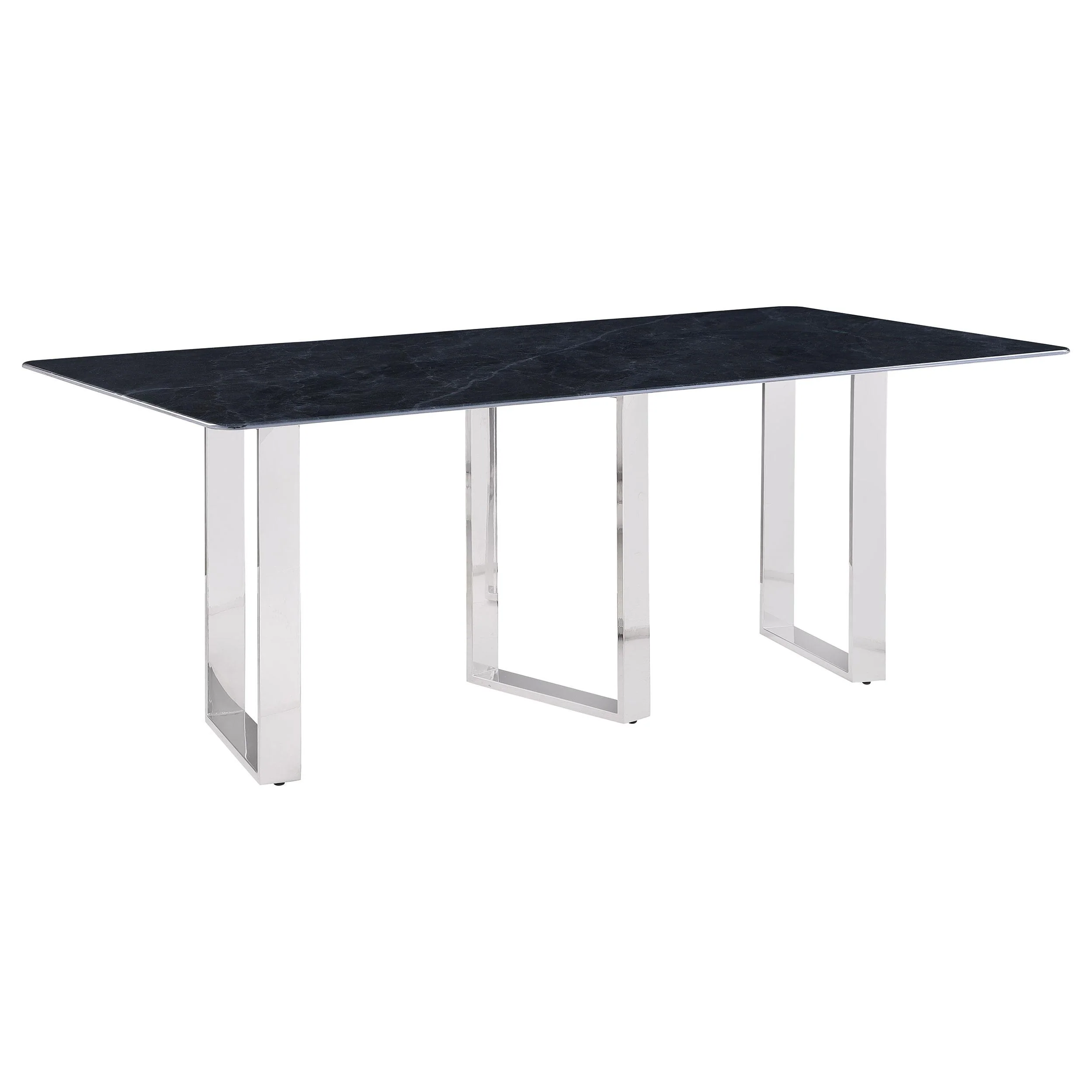 Coaster Furniture Desden 109361 79-inch Rectangular Sintered Stone Dining Table - Grey - Image 1