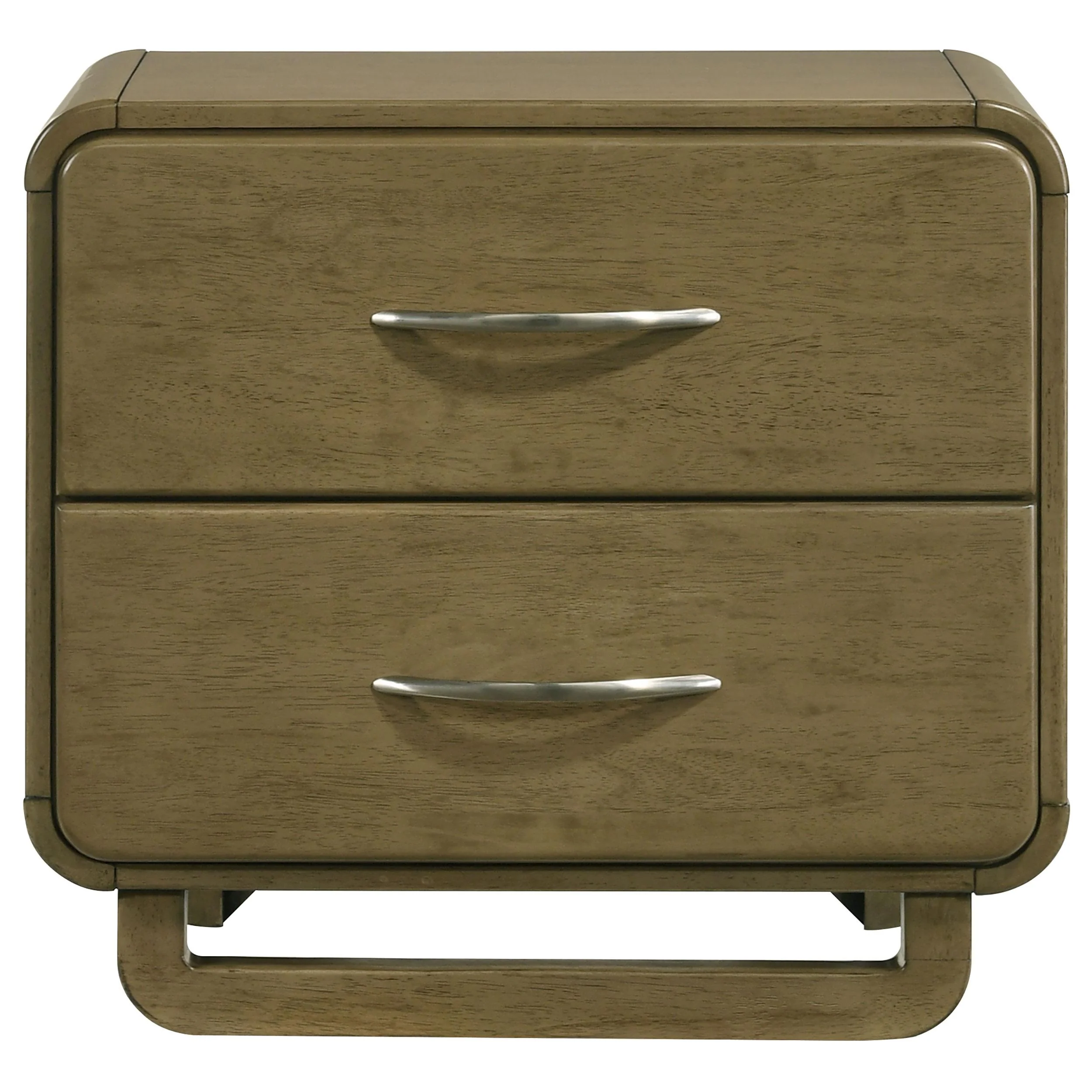 Coaster Furniture Amsbury 224272 2-Drawer Nightstand Bedside Table - Nutmeg - Image 3