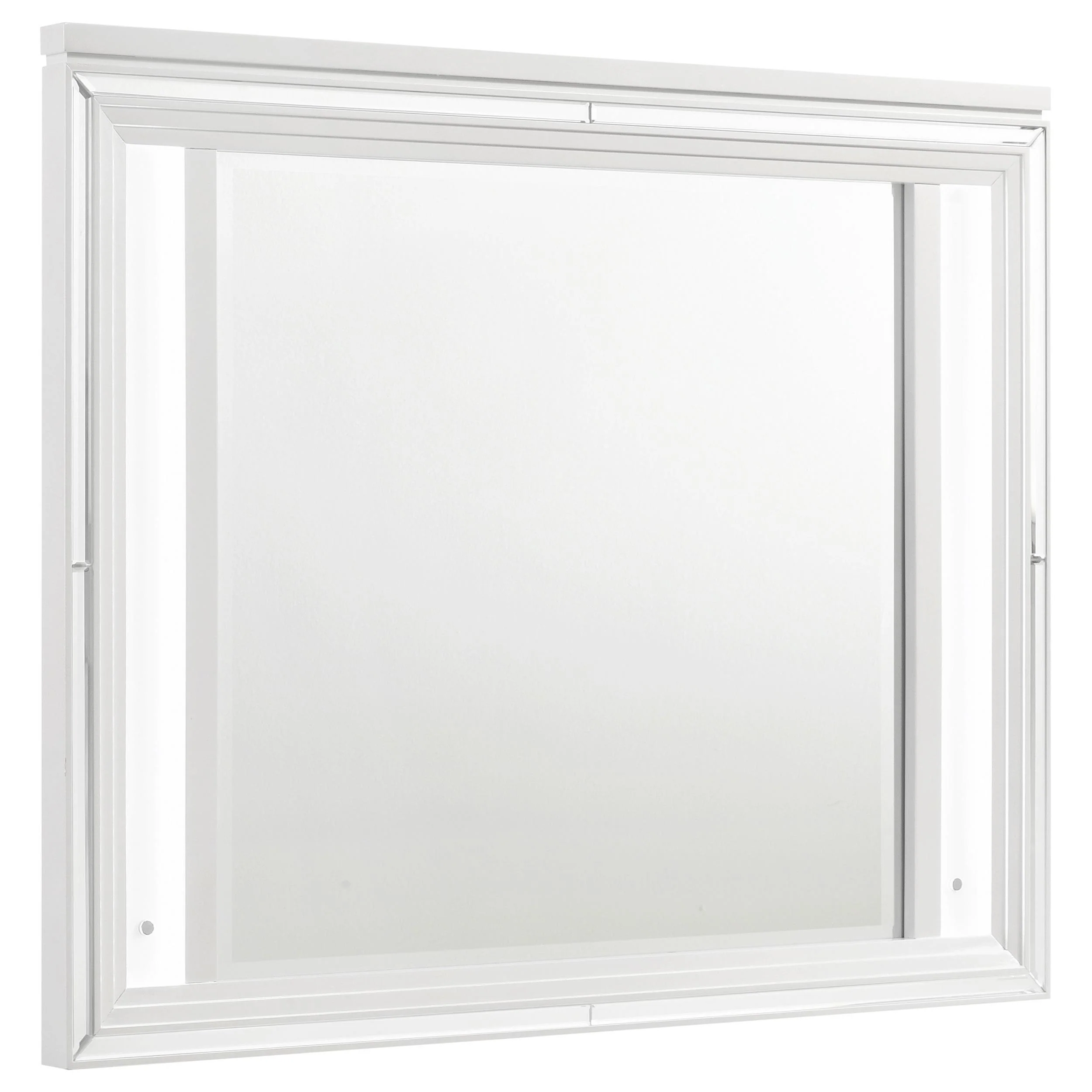 Coaster Furniture Marmore 224964 LED Dresser Mirror – White