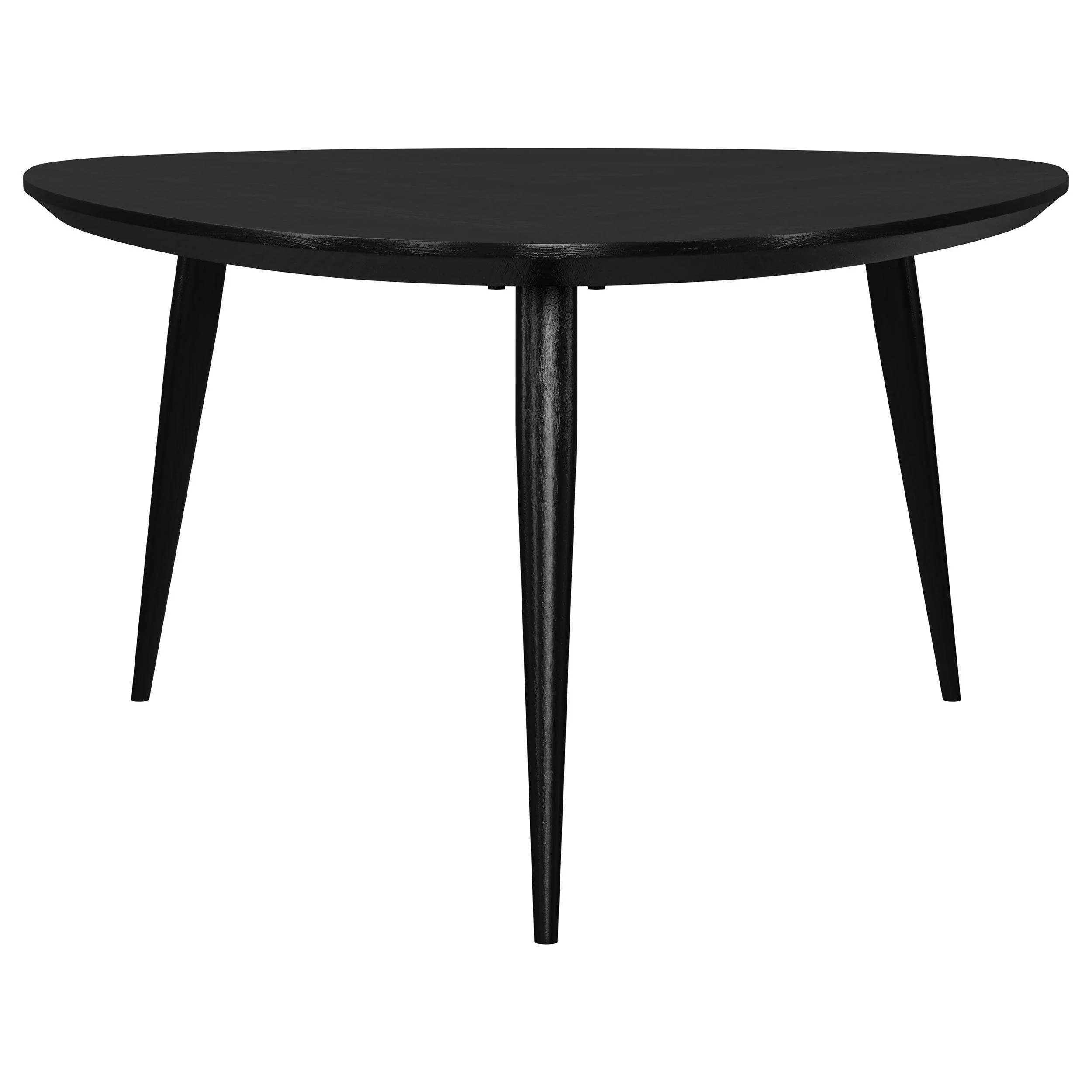 Coaster Furniture Odessa 707918 Triangular Solid Wood Coffee Table - Black - Image 3