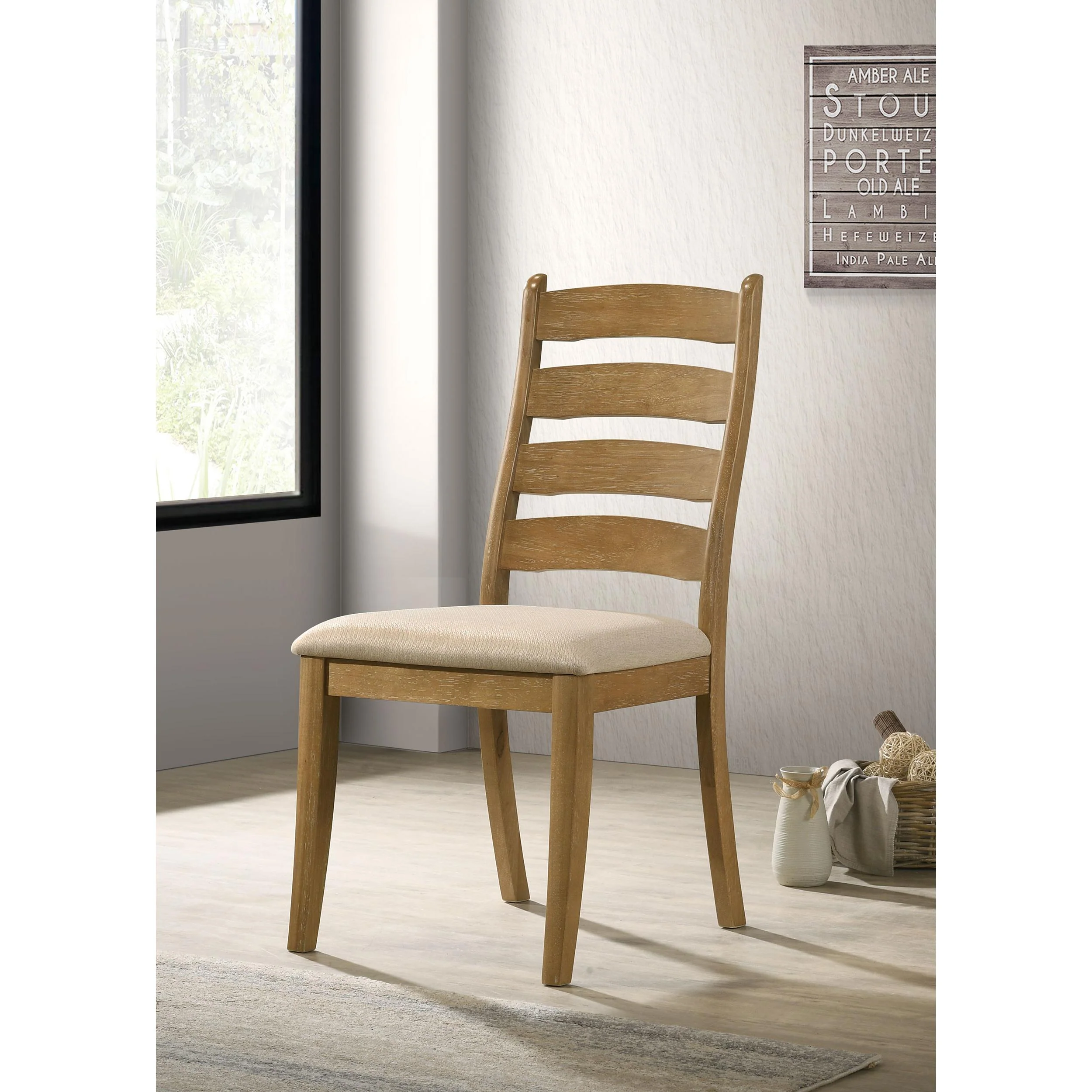 Coaster Furniture Danvers 109152 Wood Dining Side Chair - Brown Oak - Image 2