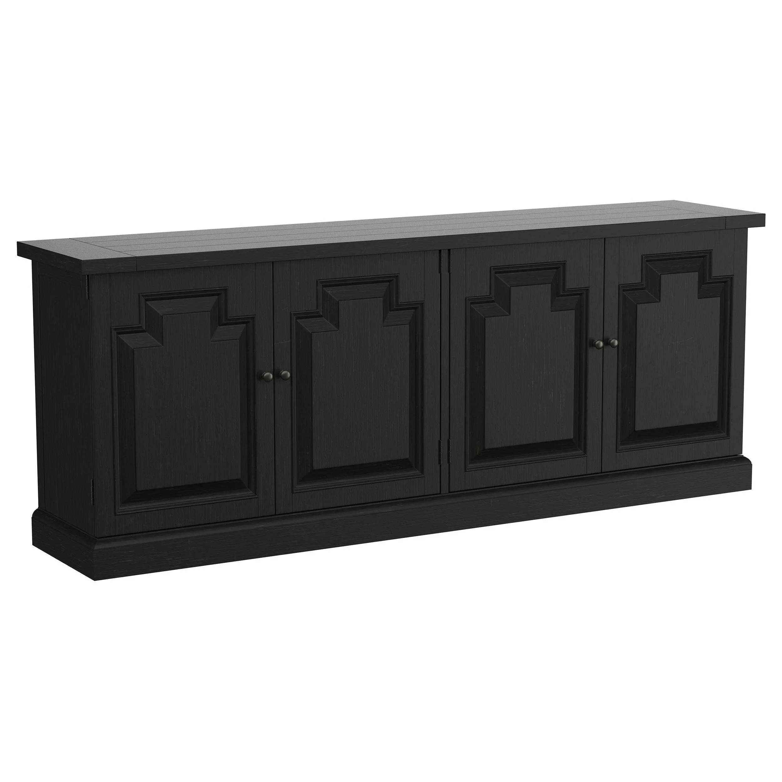 Coaster Furniture Florence 115535 4-door Dining Sideboard Buffet – Distressed Black