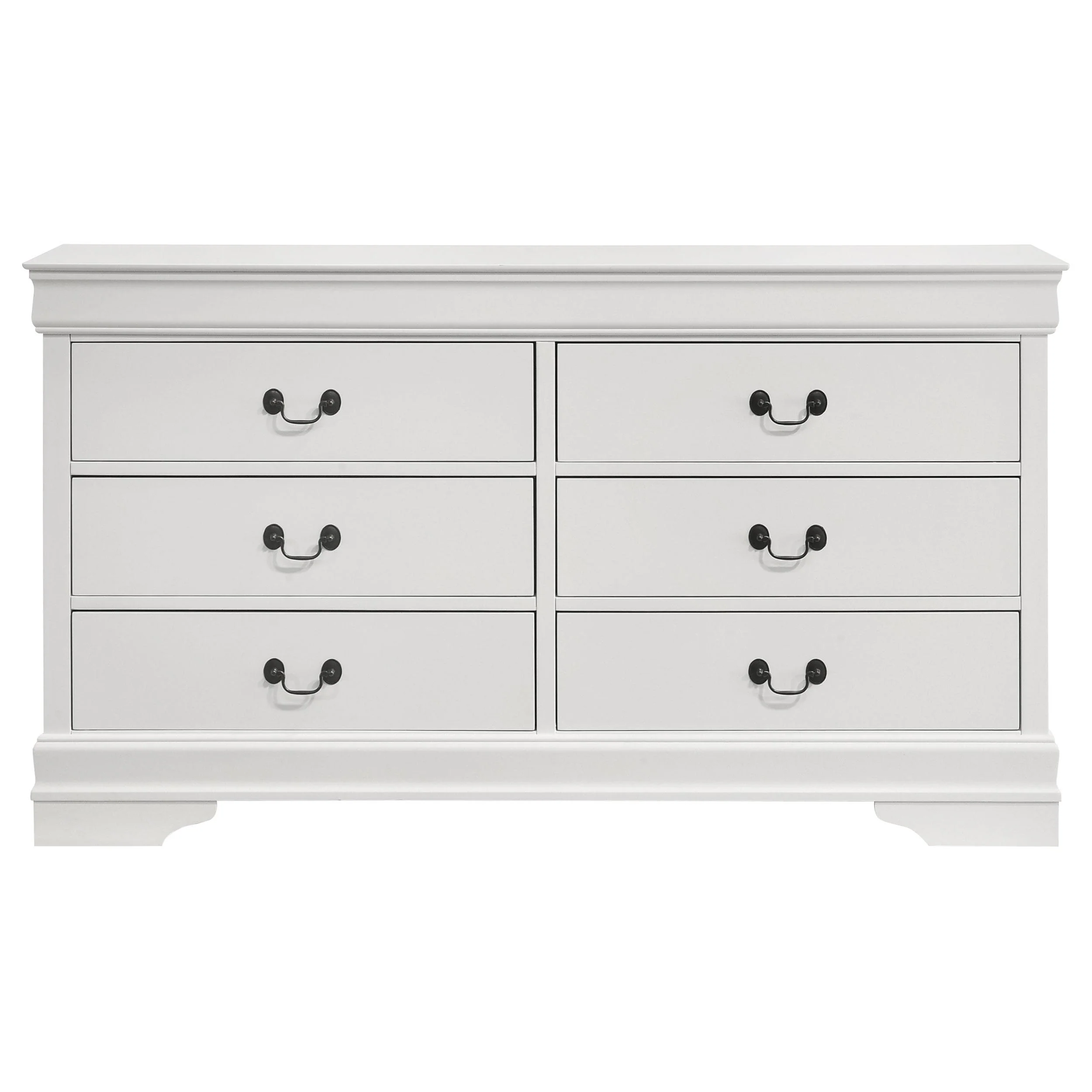 Coaster Furniture Louis Philippe 202443 6-Drawer Dresser - White - Image 3