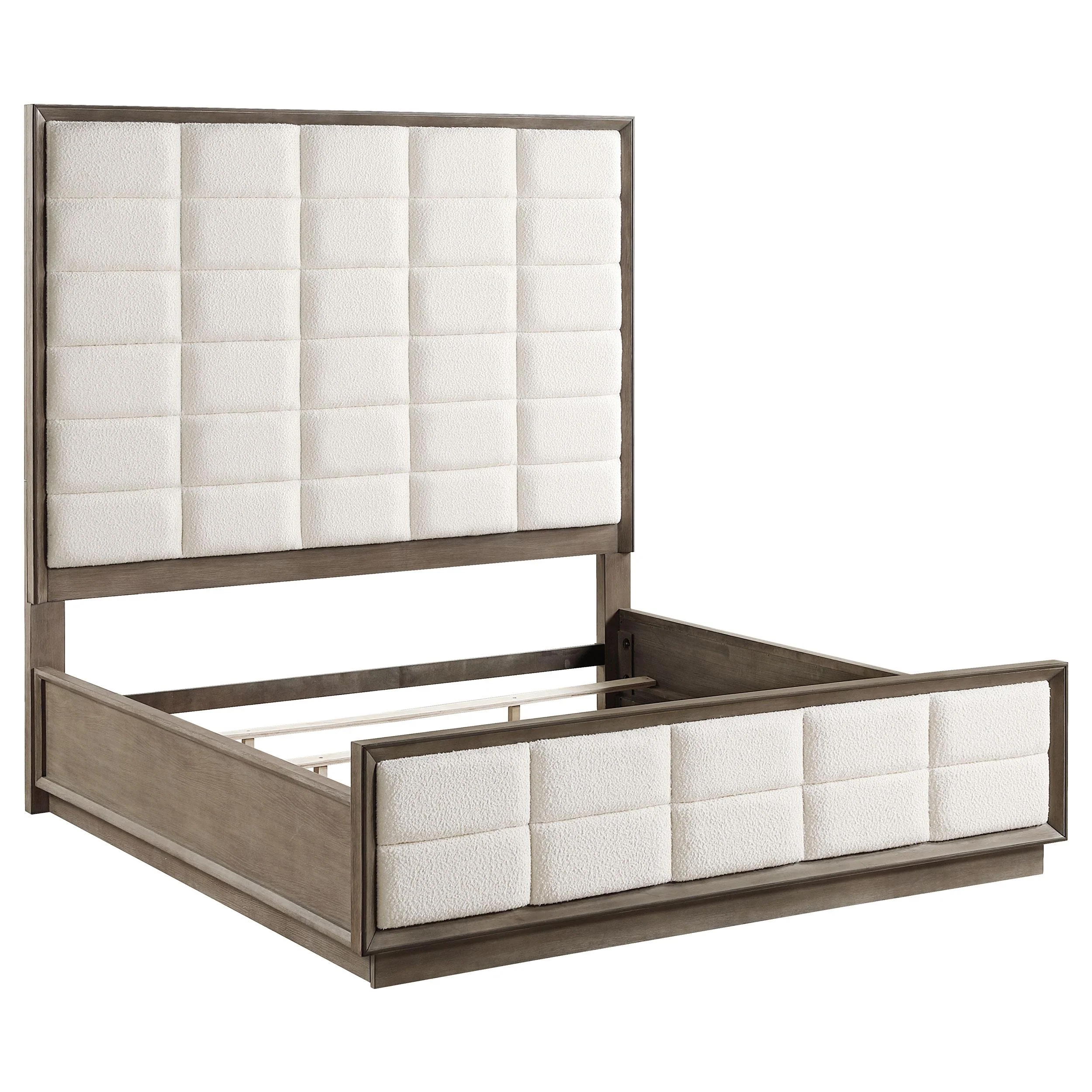 Coaster Furniture Durango 223271KE 80-inch Eastern King Panel Bed - Taupe Oak - Image 1