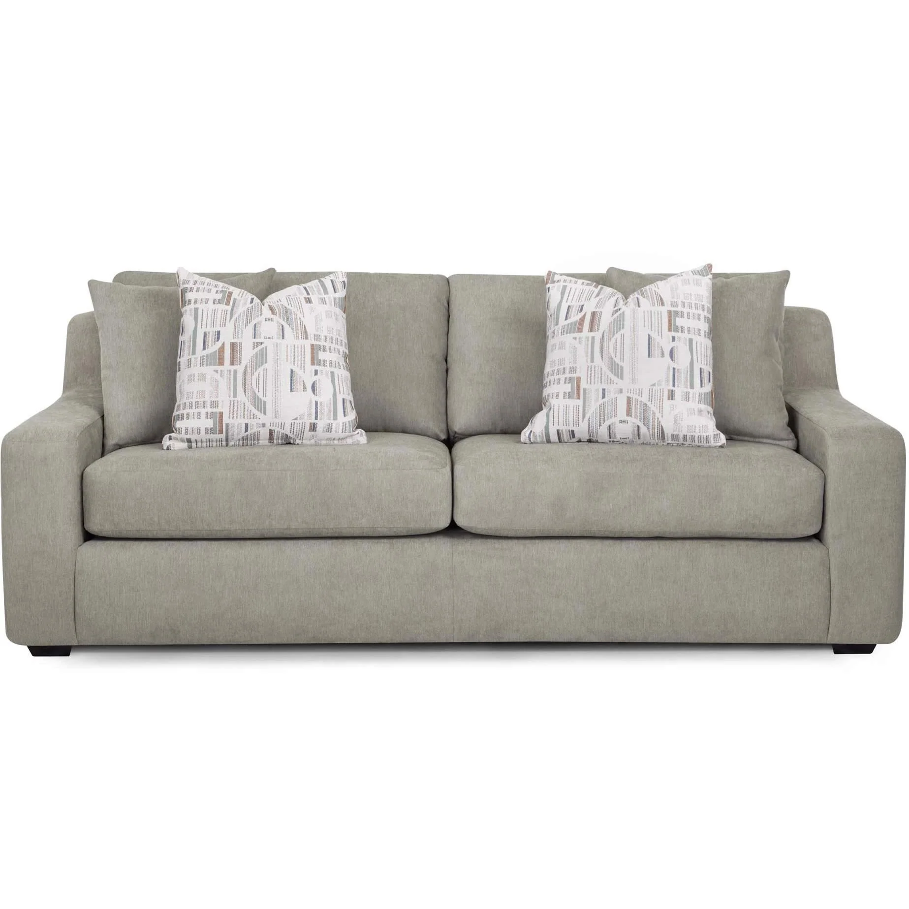 Franklin Juniper Stationary Fabric Sofa 814-40 3437-38 - Image 1