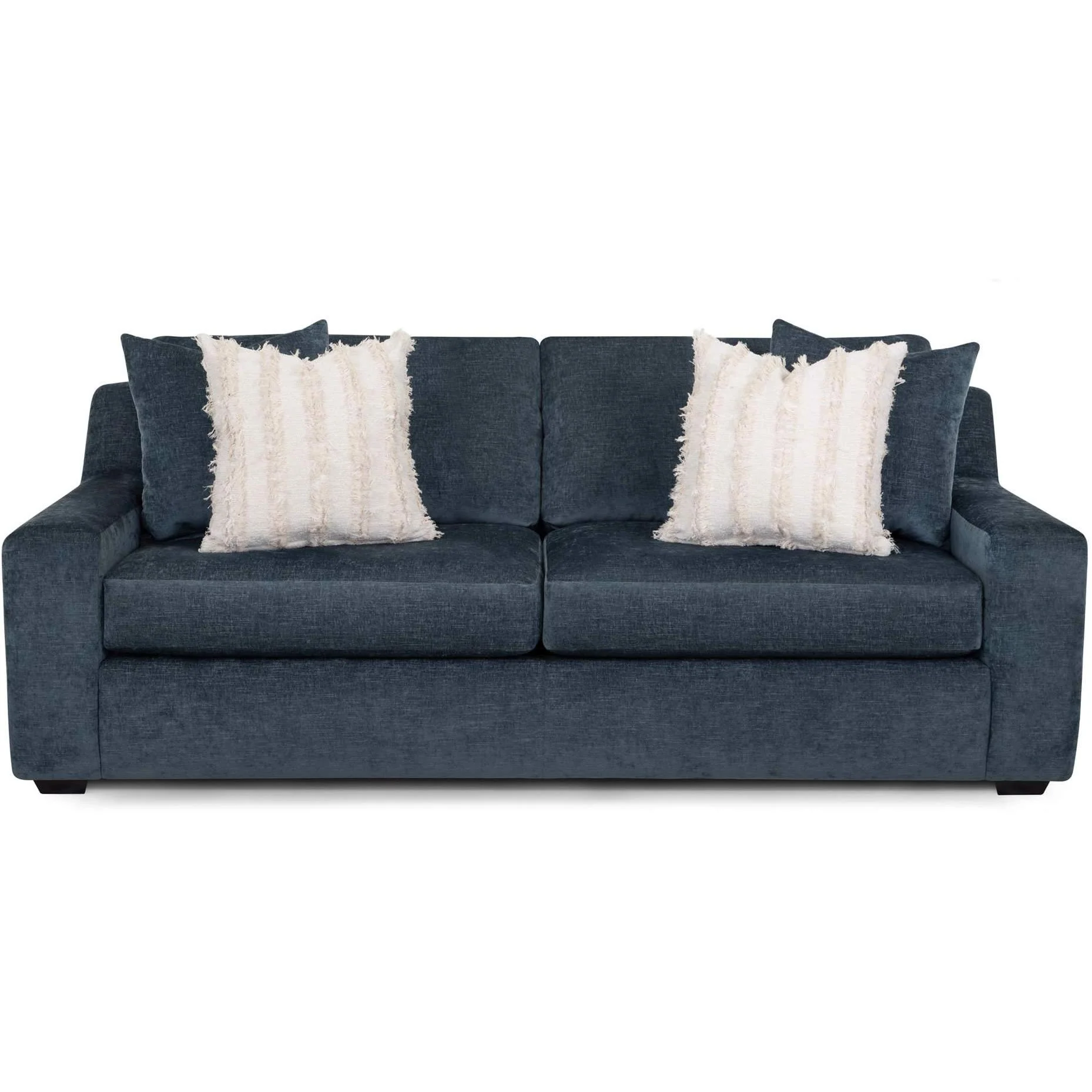 Franklin Indigo Stationary Fabric Sofa 814-40 3415-40 - Image 2