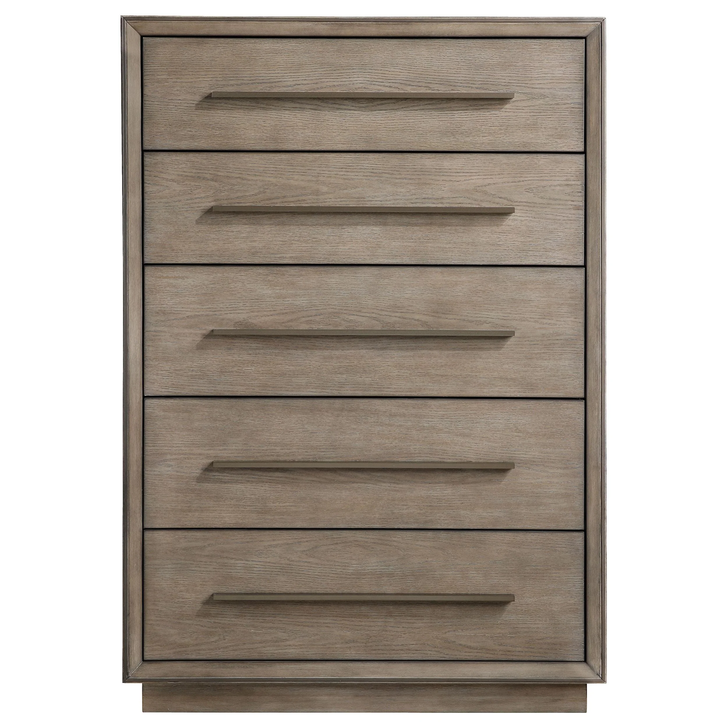 Coaster Furniture Durango 223275 5-Drawer Bedroom Chest - Taupe Oak - Image 2