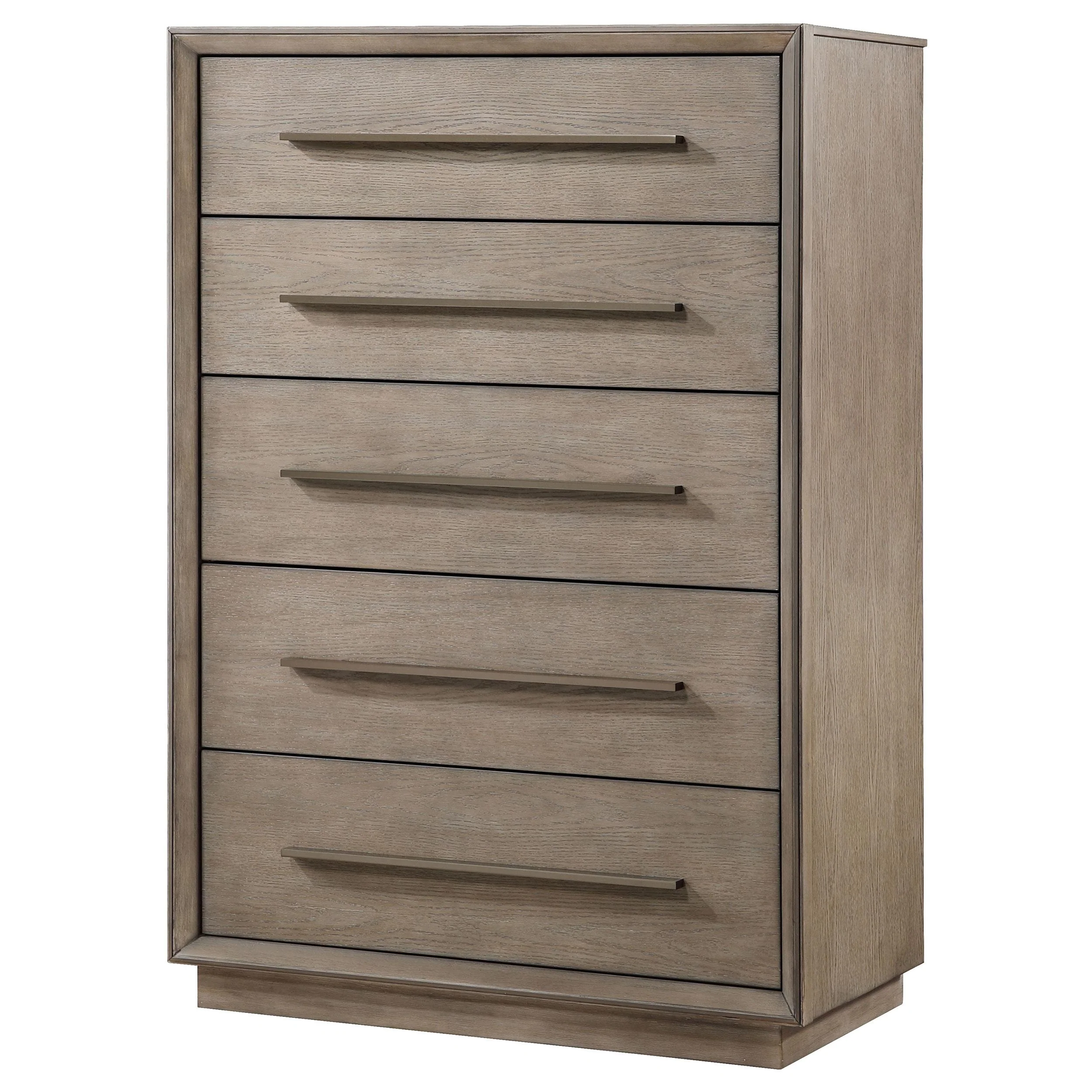 Coaster Furniture Durango 223275 5-Drawer Bedroom Chest - Taupe Oak - Image 3