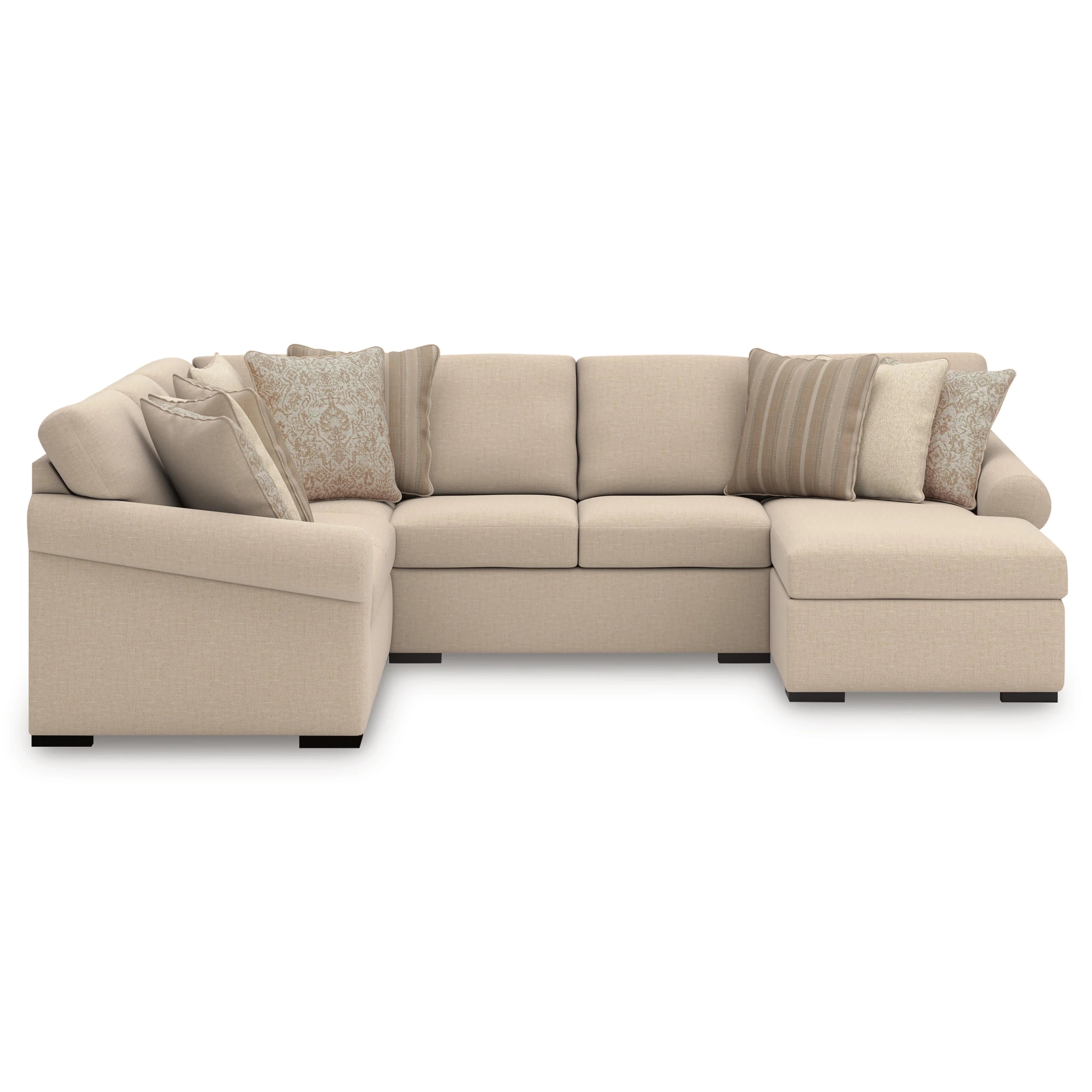 Benchcraft LadyMae 59404S3 4 pc Sectional with Chaise - Image 2