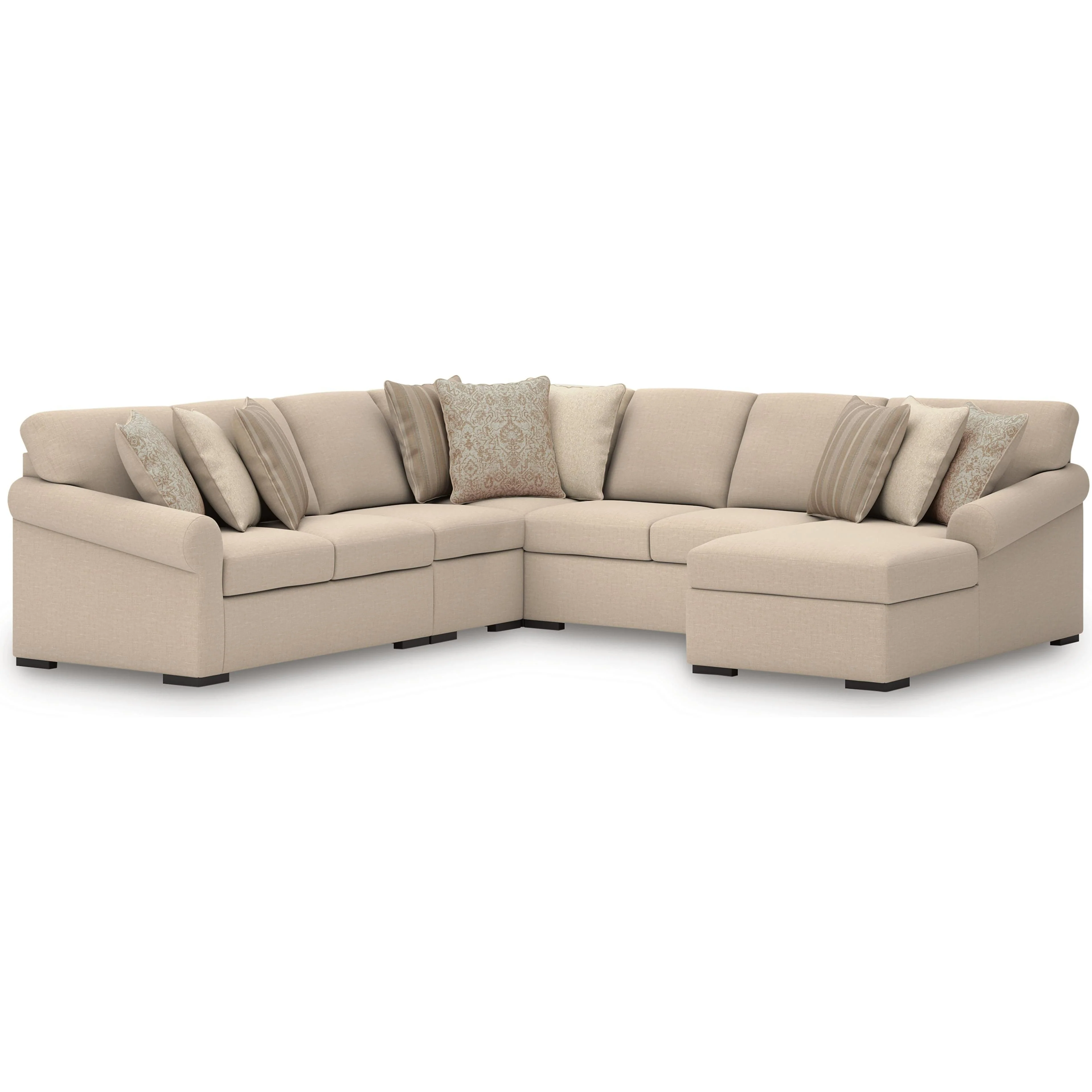 Benchcraft LadyMae 59404S4 5 pc Sectional with Chaise - Image 1