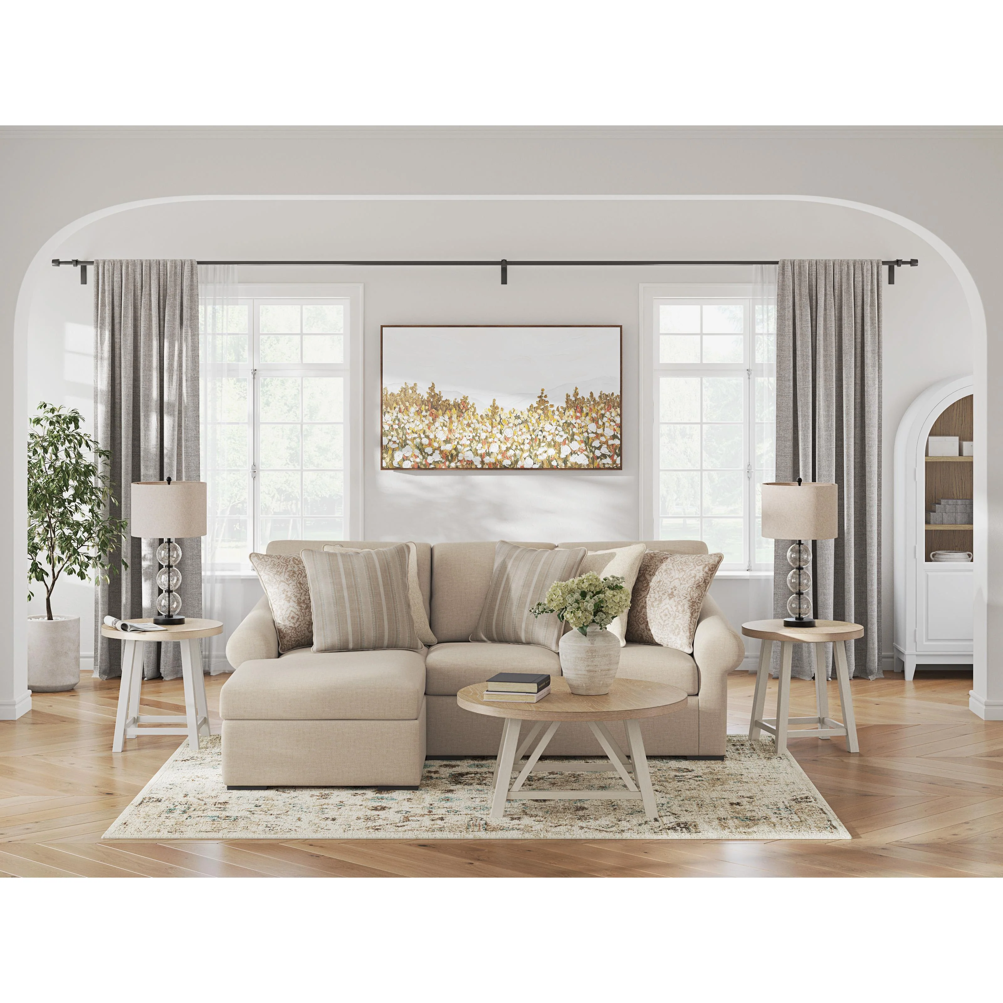 Benchcraft LadyMae 59404S6 2 pc Sectional with Chaise - Image 3