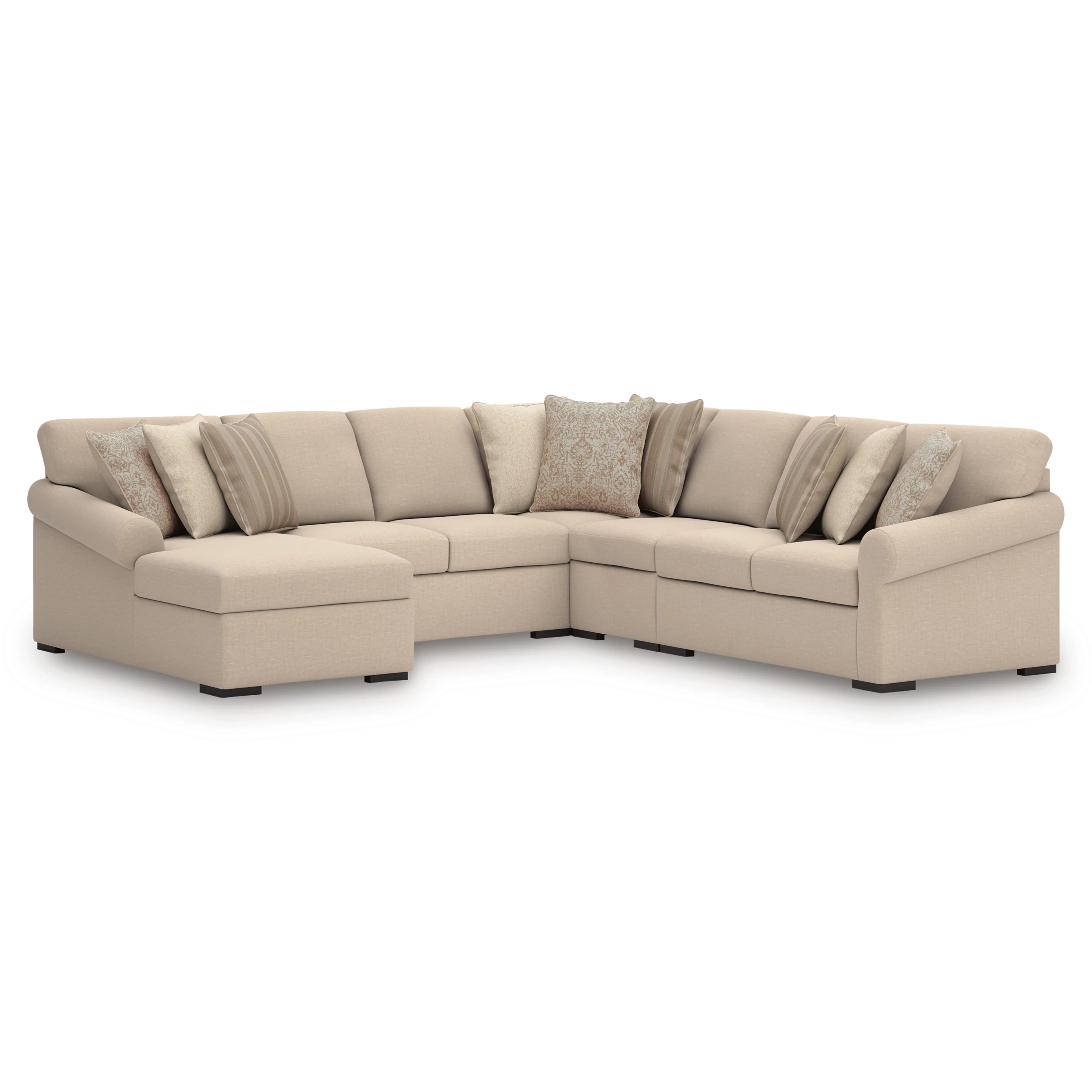 Benchcraft LadyMae 59404S8 5 pc Sectional with Chaise - Image 1