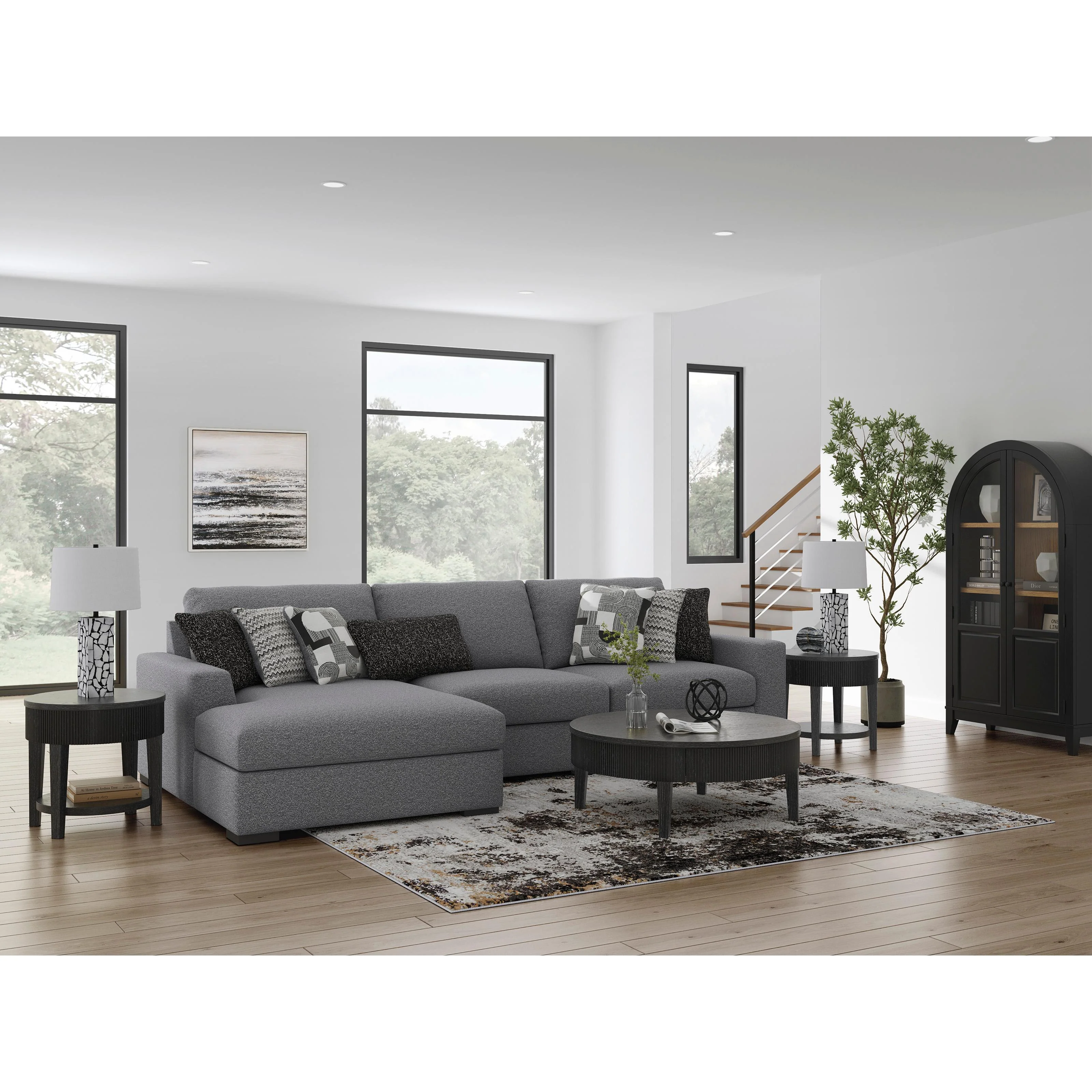 Benchcraft Bealton 61305S4 3 pc Sectional with Chaise - Image 3