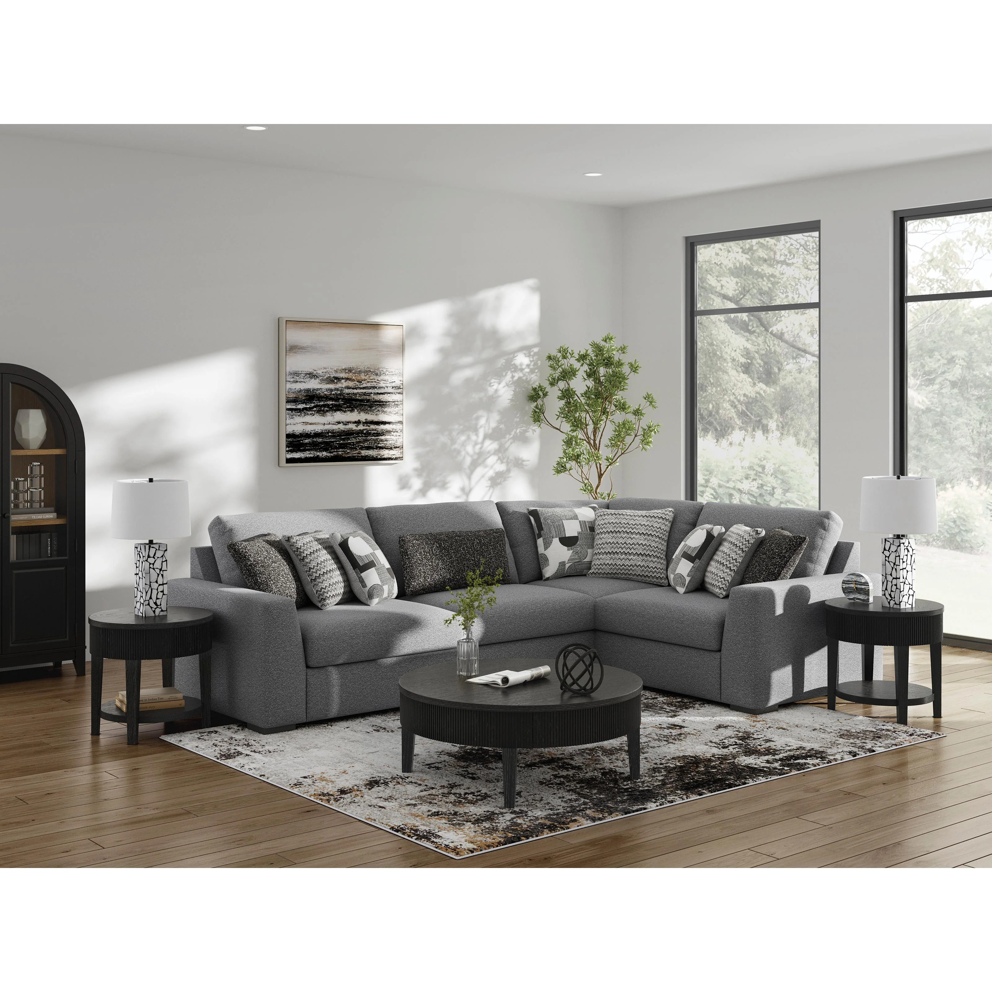 Benchcraft Bealton 61305S5 4 pc Sectional - Image 3